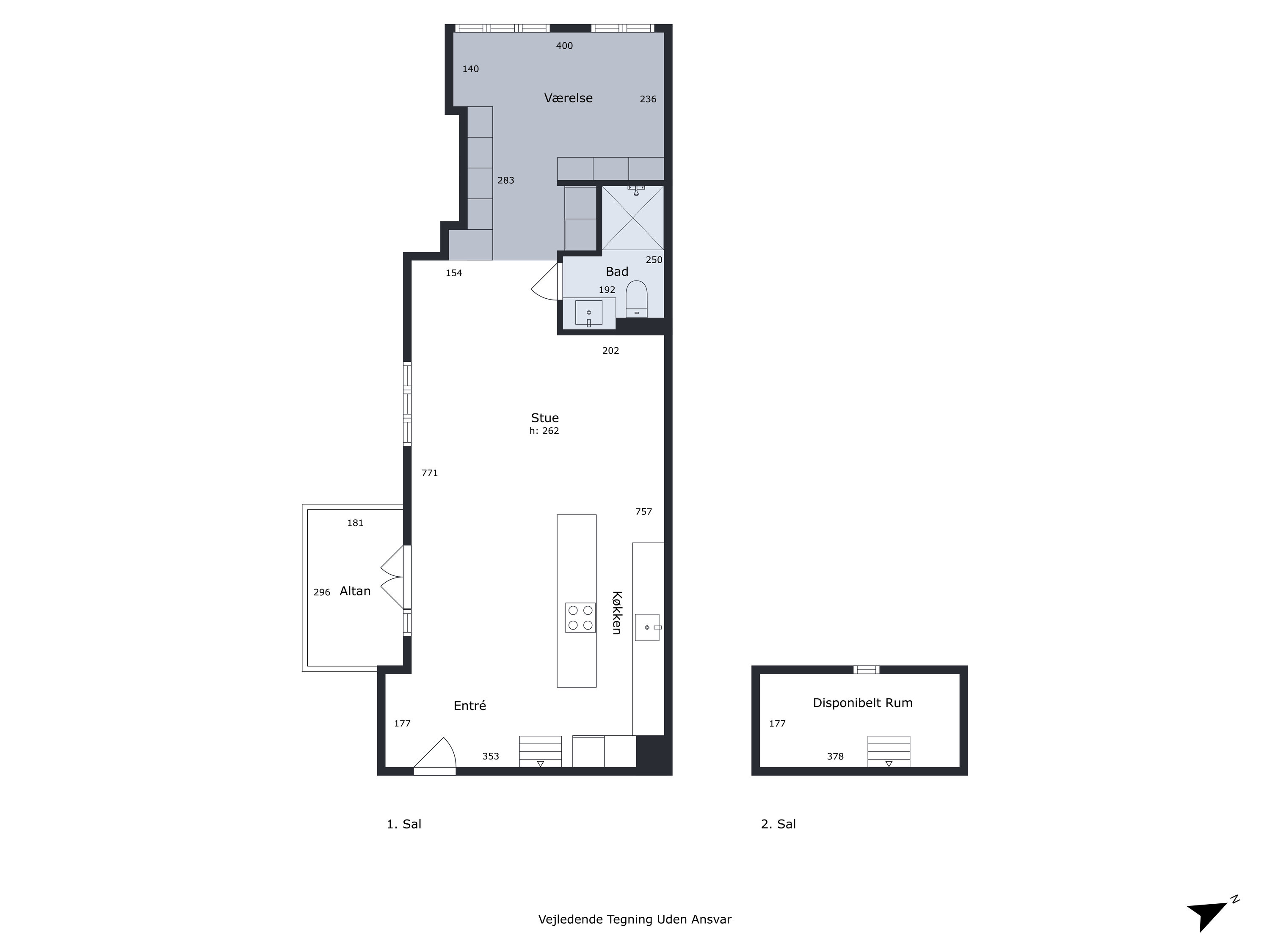 Plantegninger billede af Store Kongensgade 79B, 4. th., 1264 København K