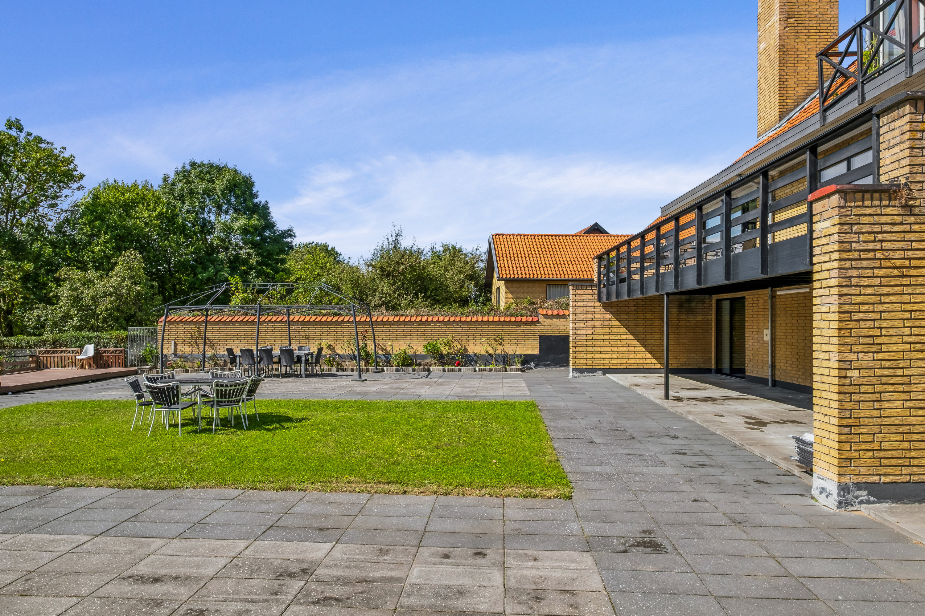 Fremhævet terrasse billede i fuldskærmstilstand. Billede af Rønnevej 19, 8700 Horsens