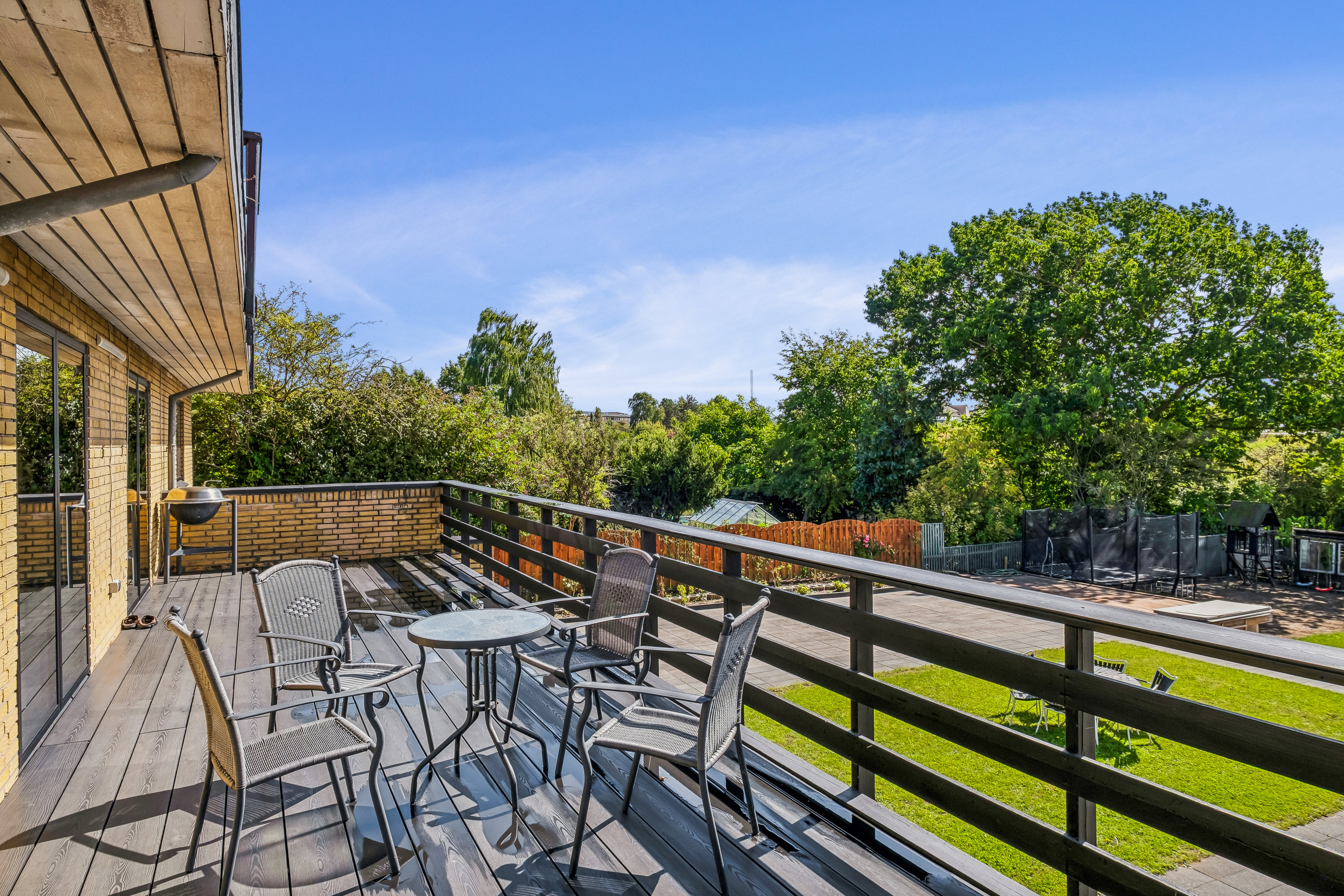 Fremhævet terrasse billede i fuldskærmstilstand. Billede af Rønnevej 19, 8700 Horsens