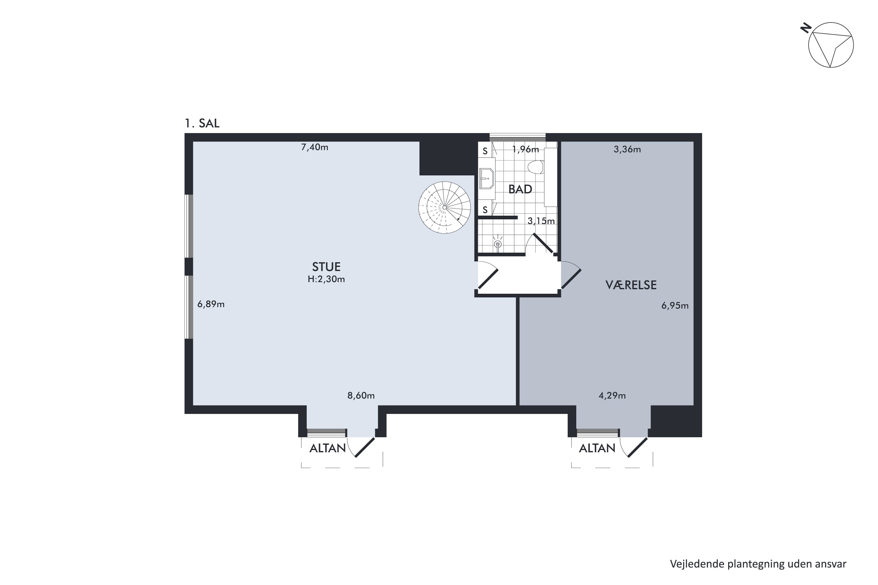 Plantegninger billede af Rønnevej 19, 8700 Horsens