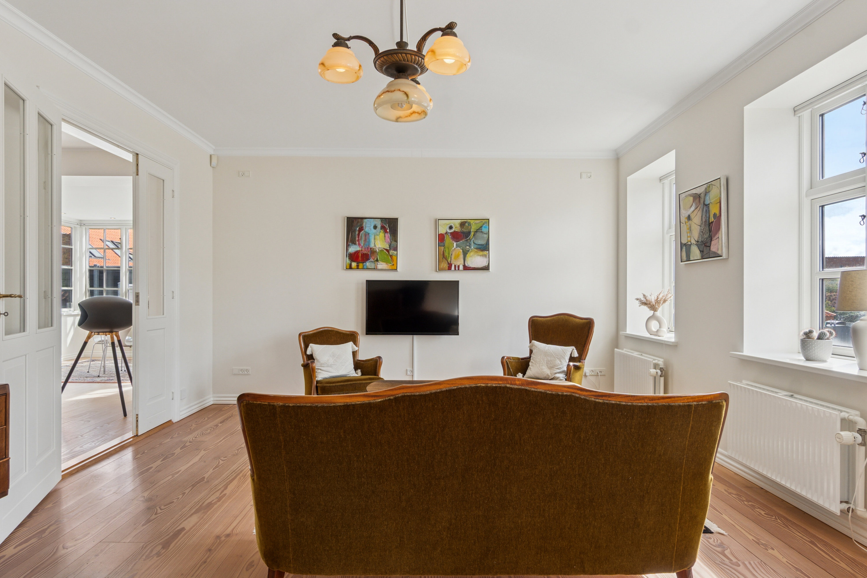 Fremhævet stue billede i fuldskærmstilstand. Billede af Jernbanegade 8, 7700 Thisted