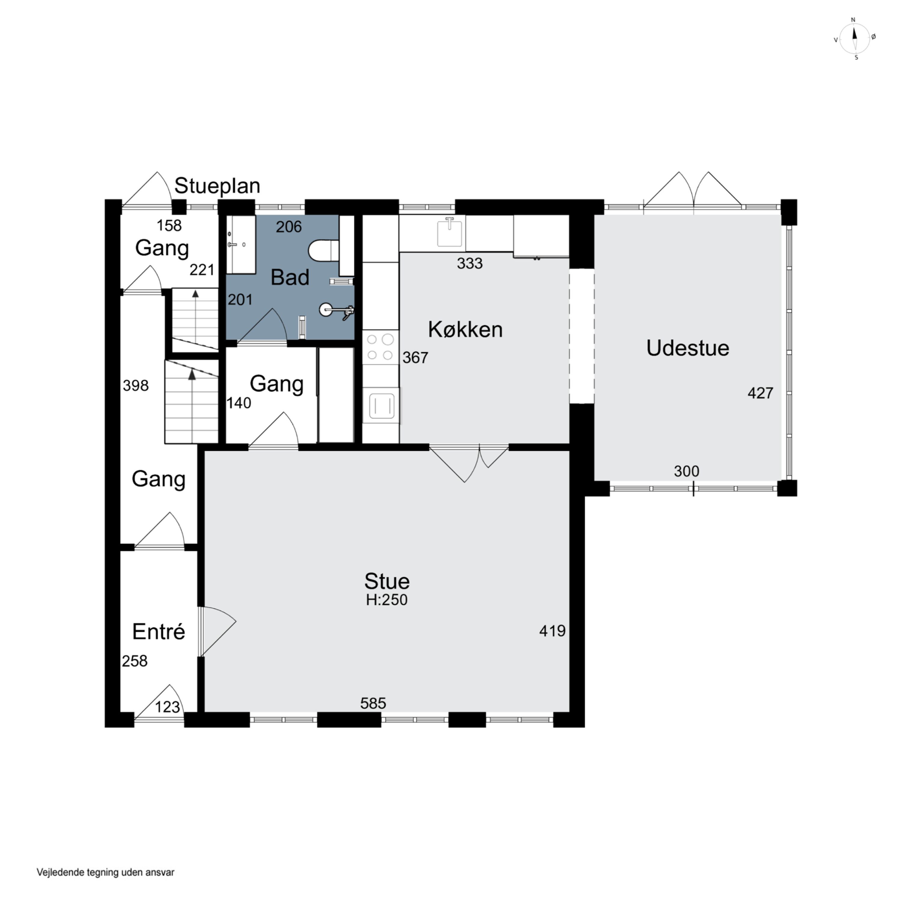 Plantegninger billede af Jernbanegade 8, 7700 Thisted