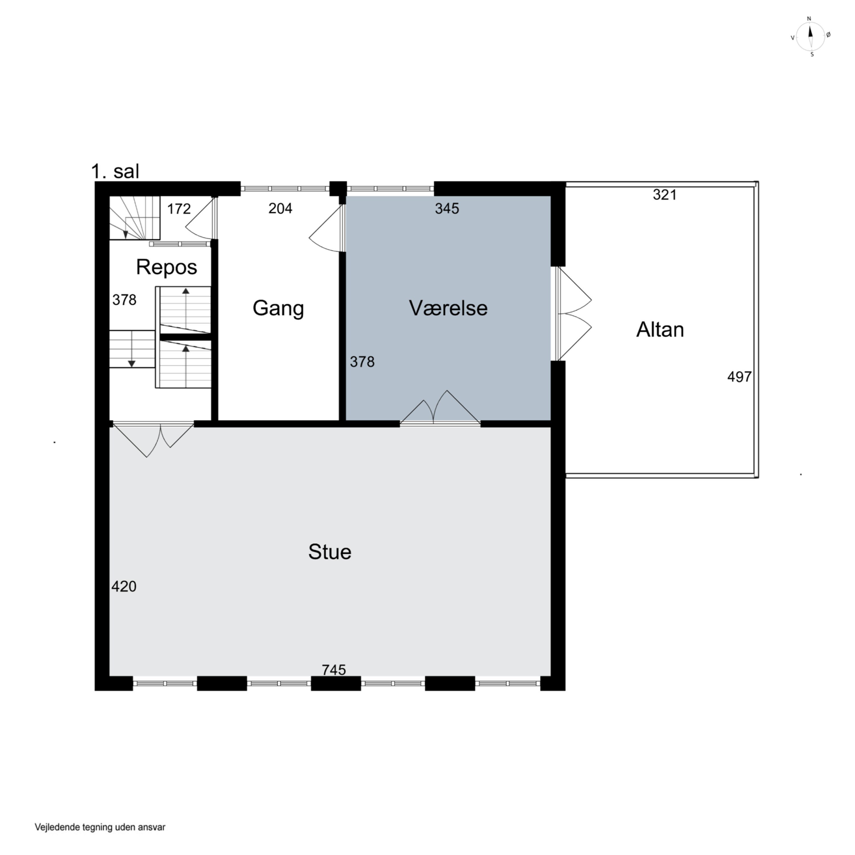 Plantegninger billede af Jernbanegade 8, 7700 Thisted