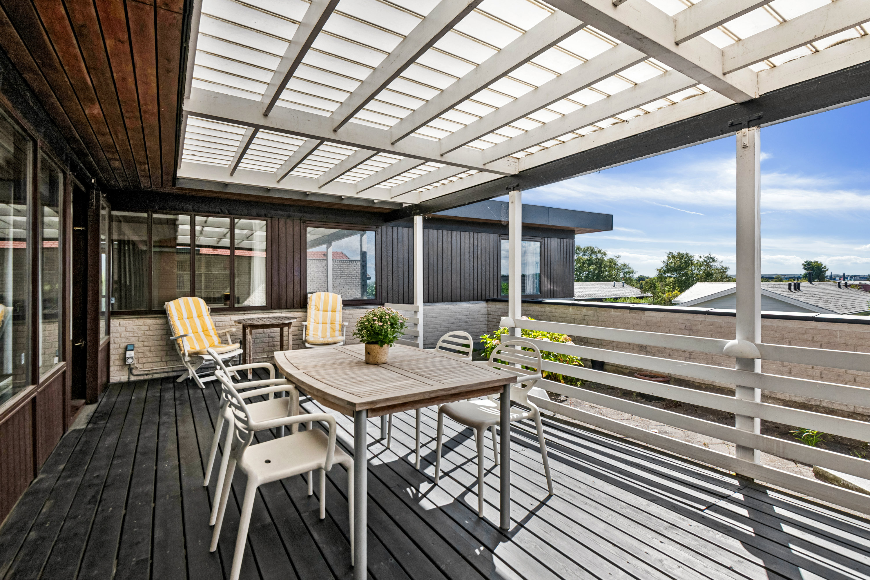 Fremhævet terrasse billede i fuldskærmstilstand. Billede af Jacob Paludans Vej 8, 9200 Aalborg SV