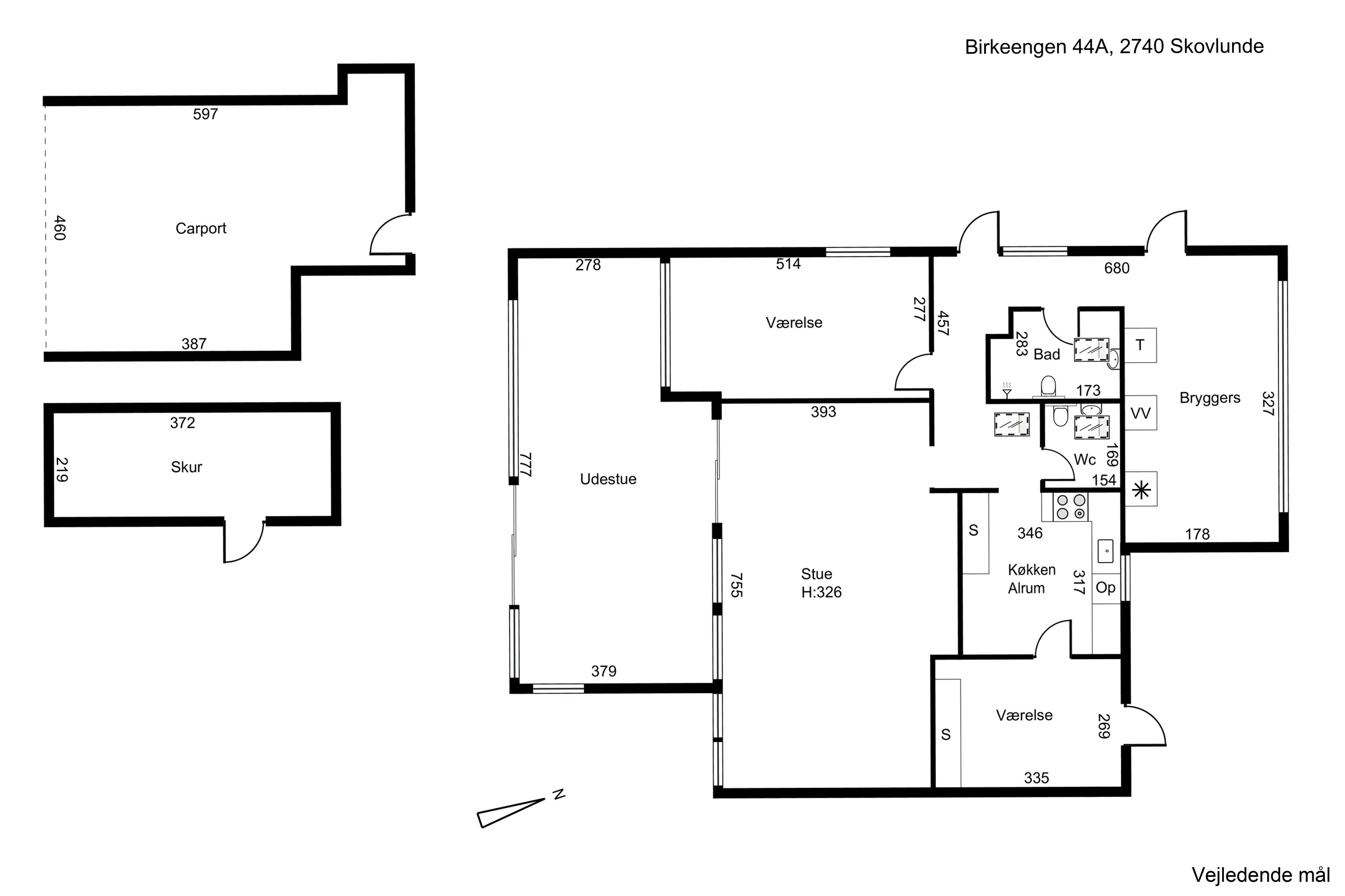 Plantegninger billede af Birkeengen 44A, 2740 Skovlunde