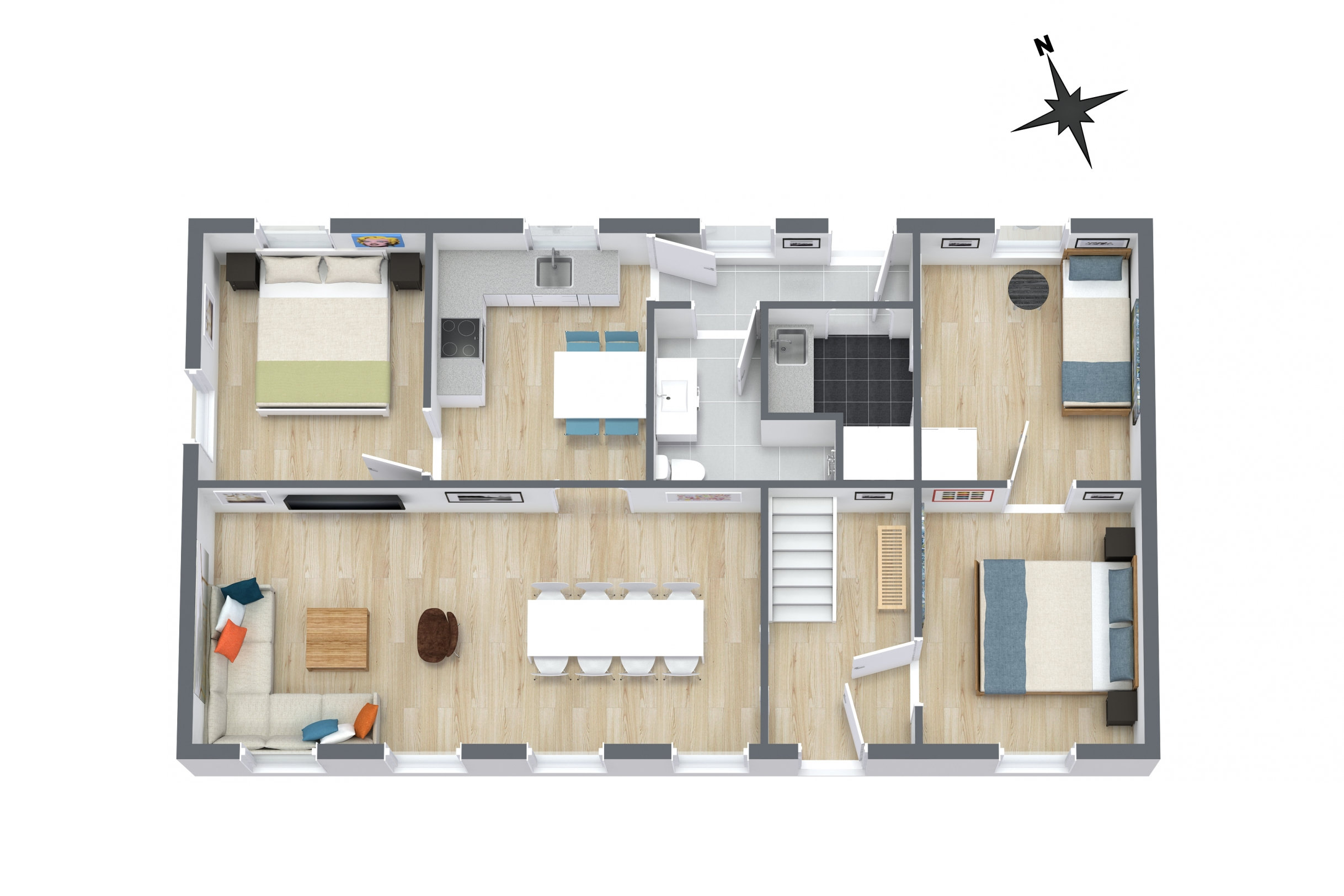 Plantegninger billede af Bredgade 69, st.., 9830 Tårs