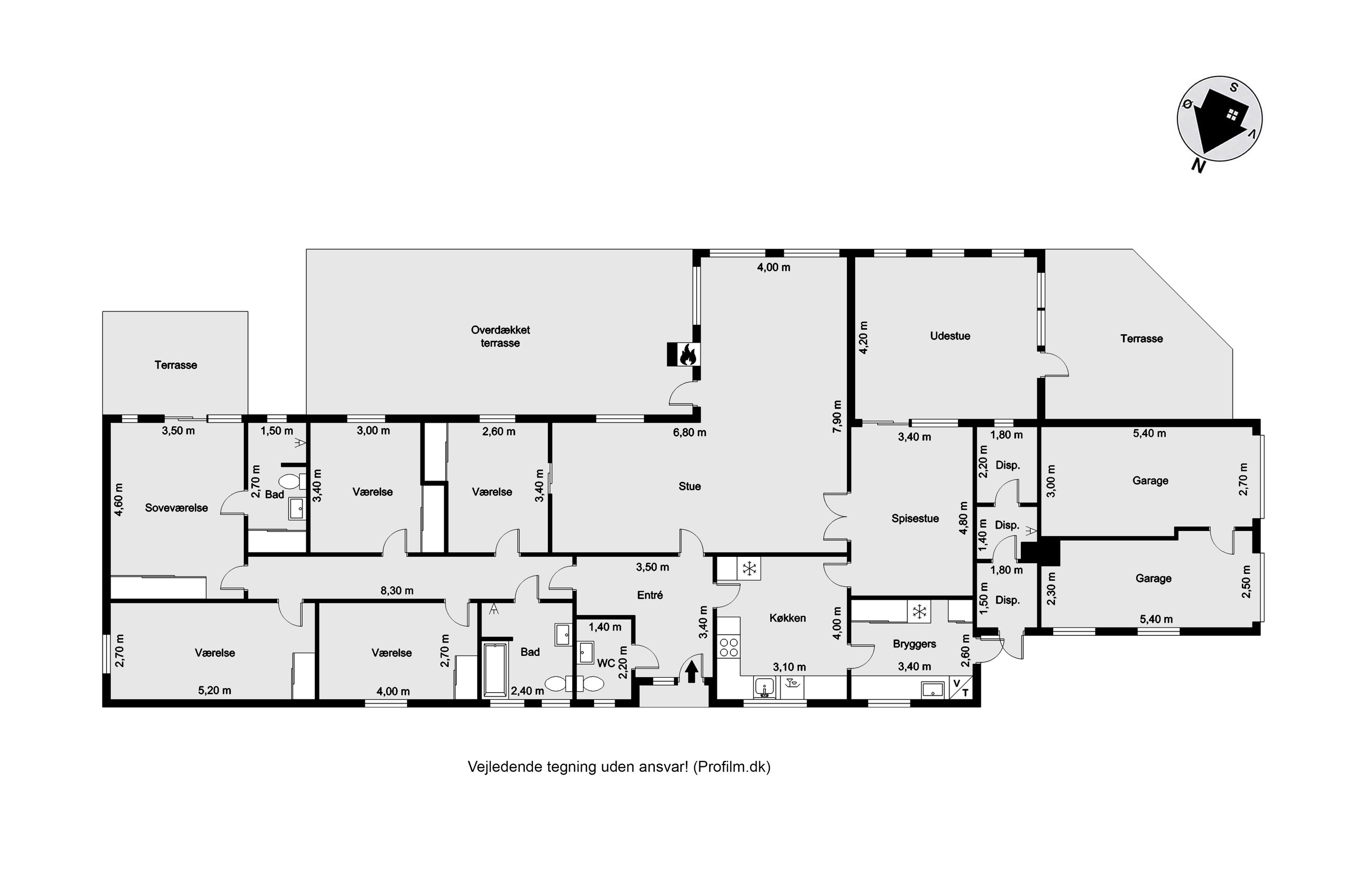 Plantegninger billede af Glentevej 5, Rindum, 6950 Ringkøbing