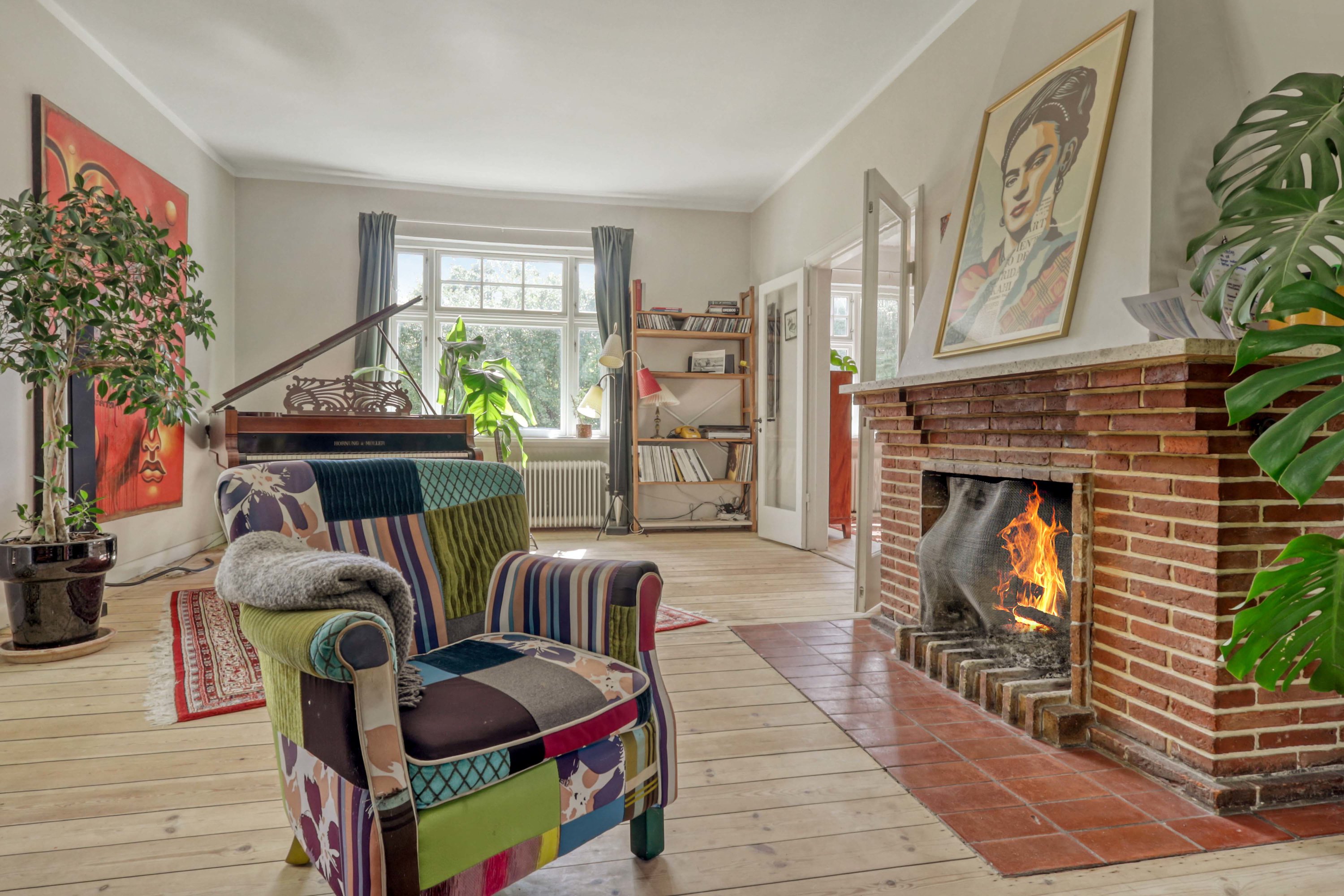 Fremhævet stue billede i fuldskærmstilstand. Billede af Fåborgvej 60B, 5700 Svendborg