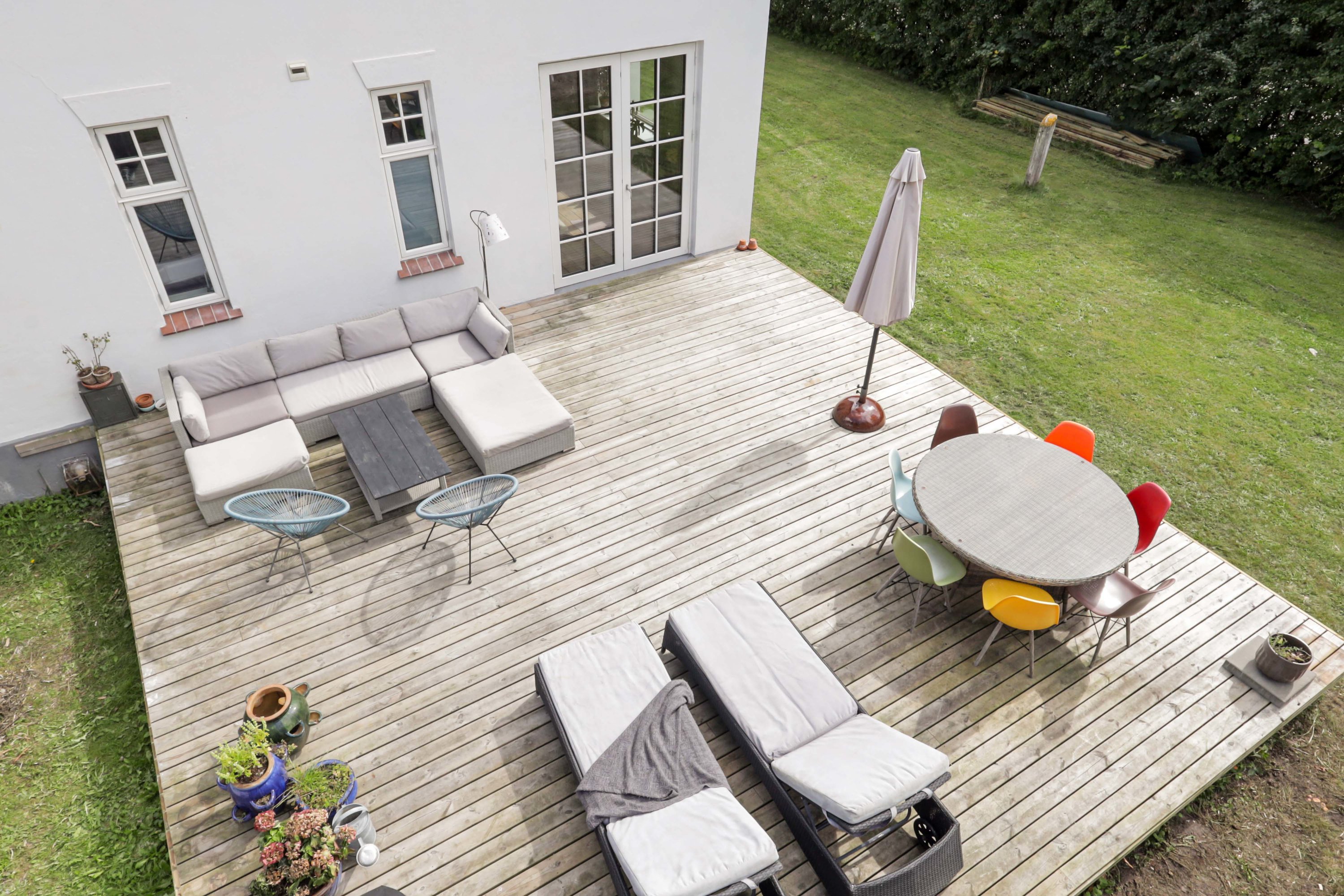 Fremhævet terrasse billede i fuldskærmstilstand. Billede af Fåborgvej 60B, 5700 Svendborg