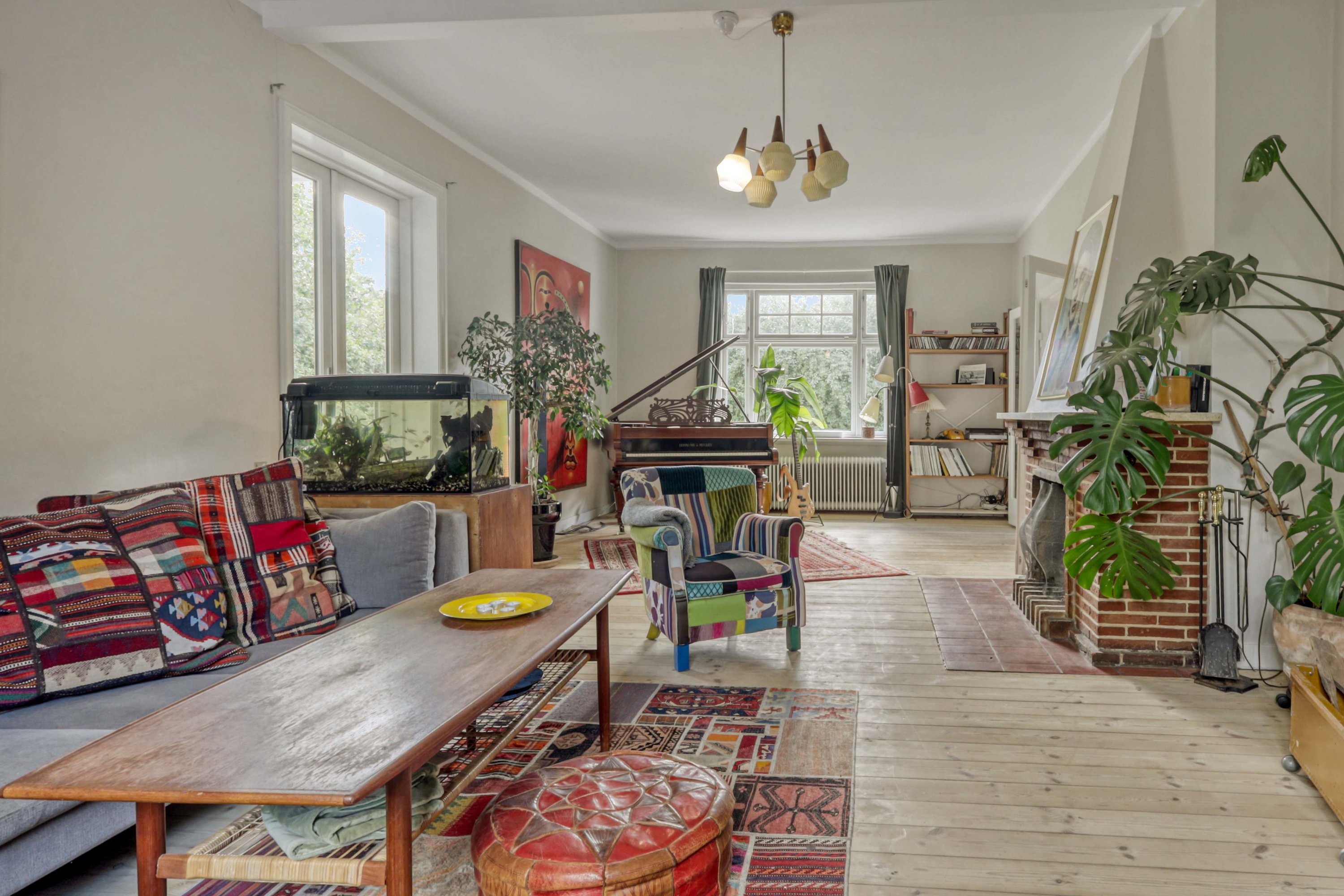 Fremhævet stue billede i fuldskærmstilstand. Billede af Fåborgvej 60B, 5700 Svendborg