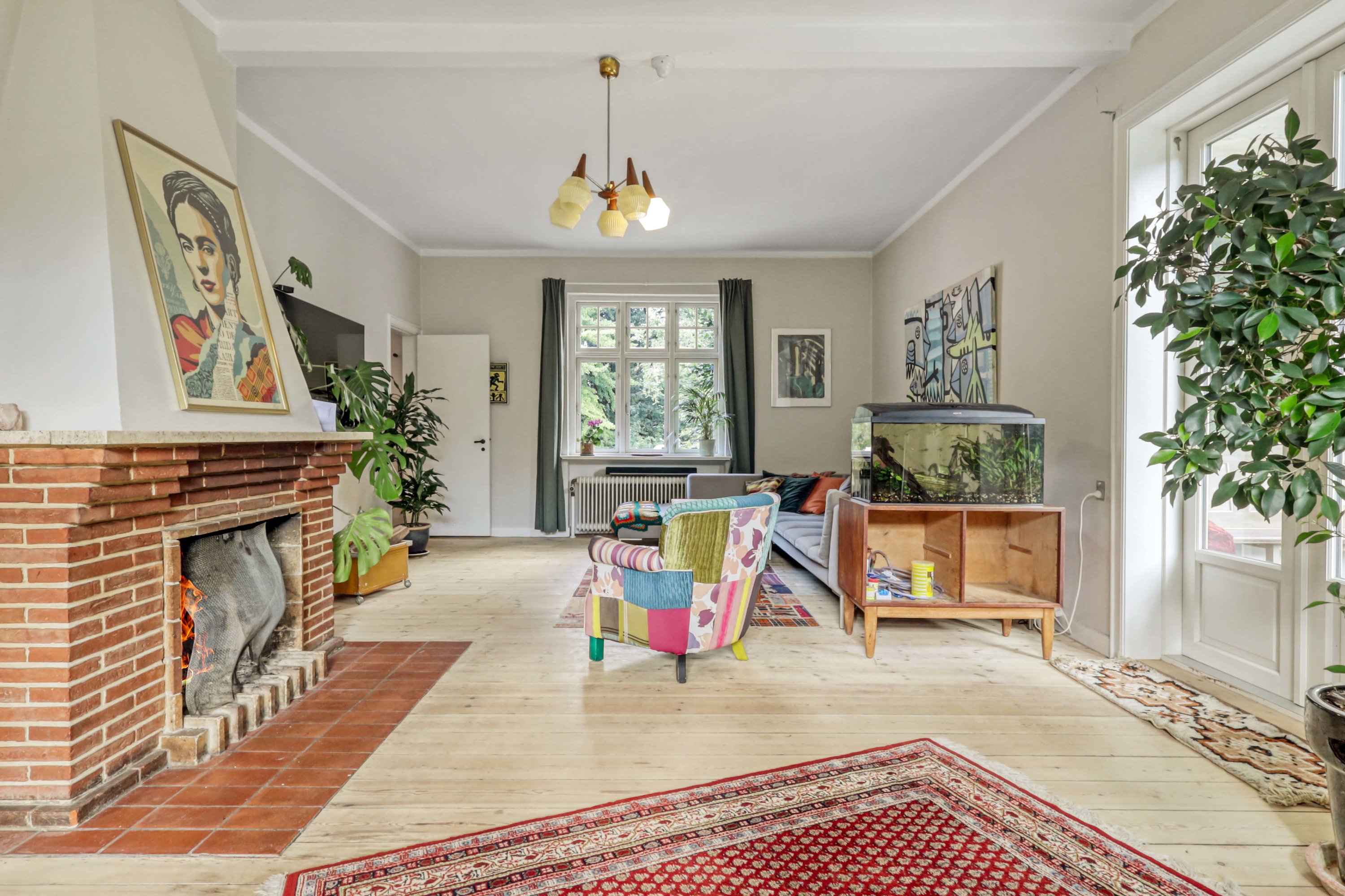 Fremhævet stue billede i fuldskærmstilstand. Billede af Fåborgvej 60B, 5700 Svendborg