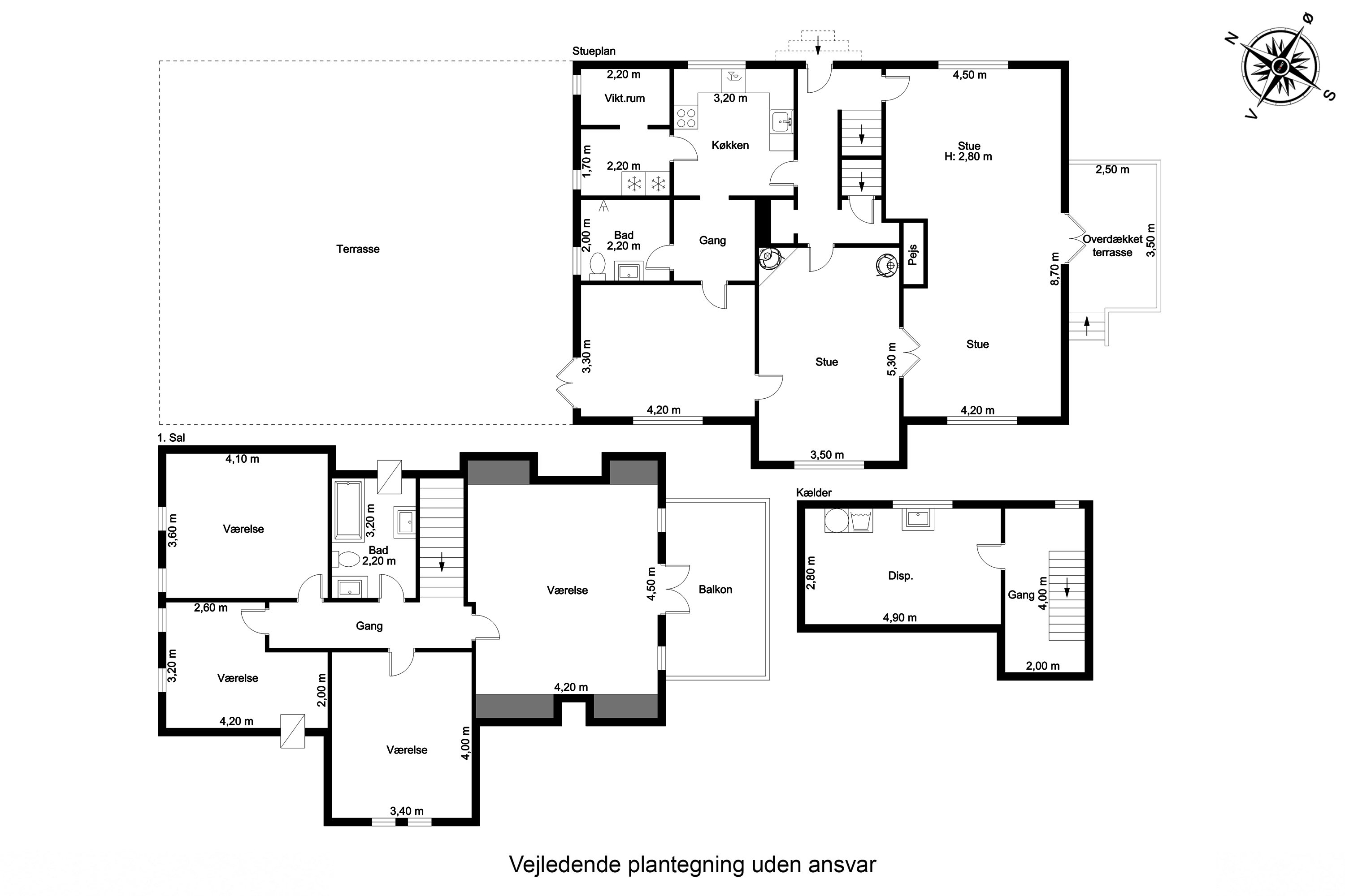 Plantegninger billede af Fåborgvej 60B, 5700 Svendborg
