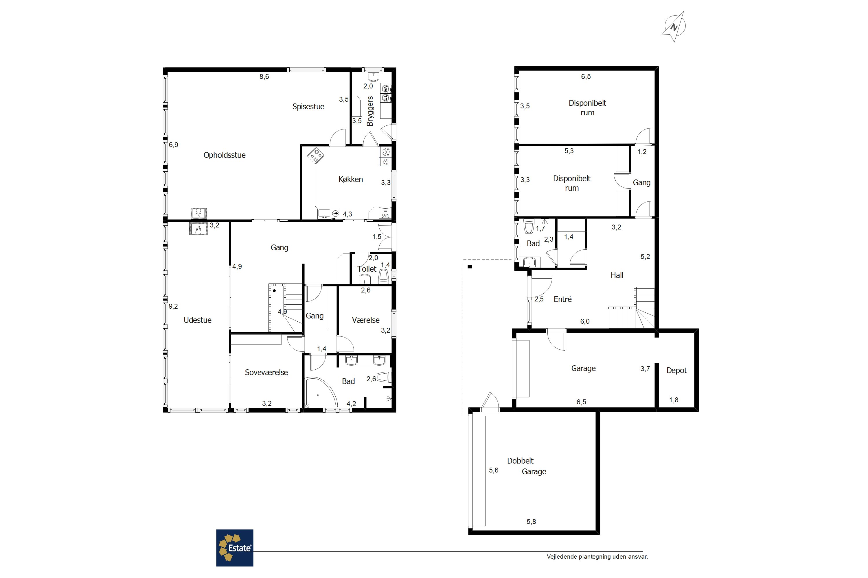 Plantegninger billede af Fasanvænget 33, Hjerting, 6710 Esbjerg V