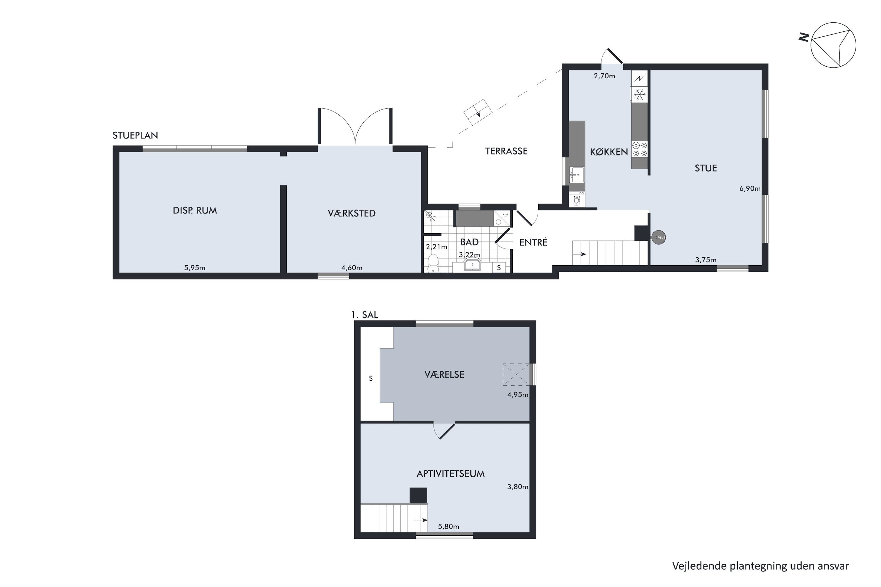 Plantegninger billede af Søndervangsvej 1, 9000 Aalborg