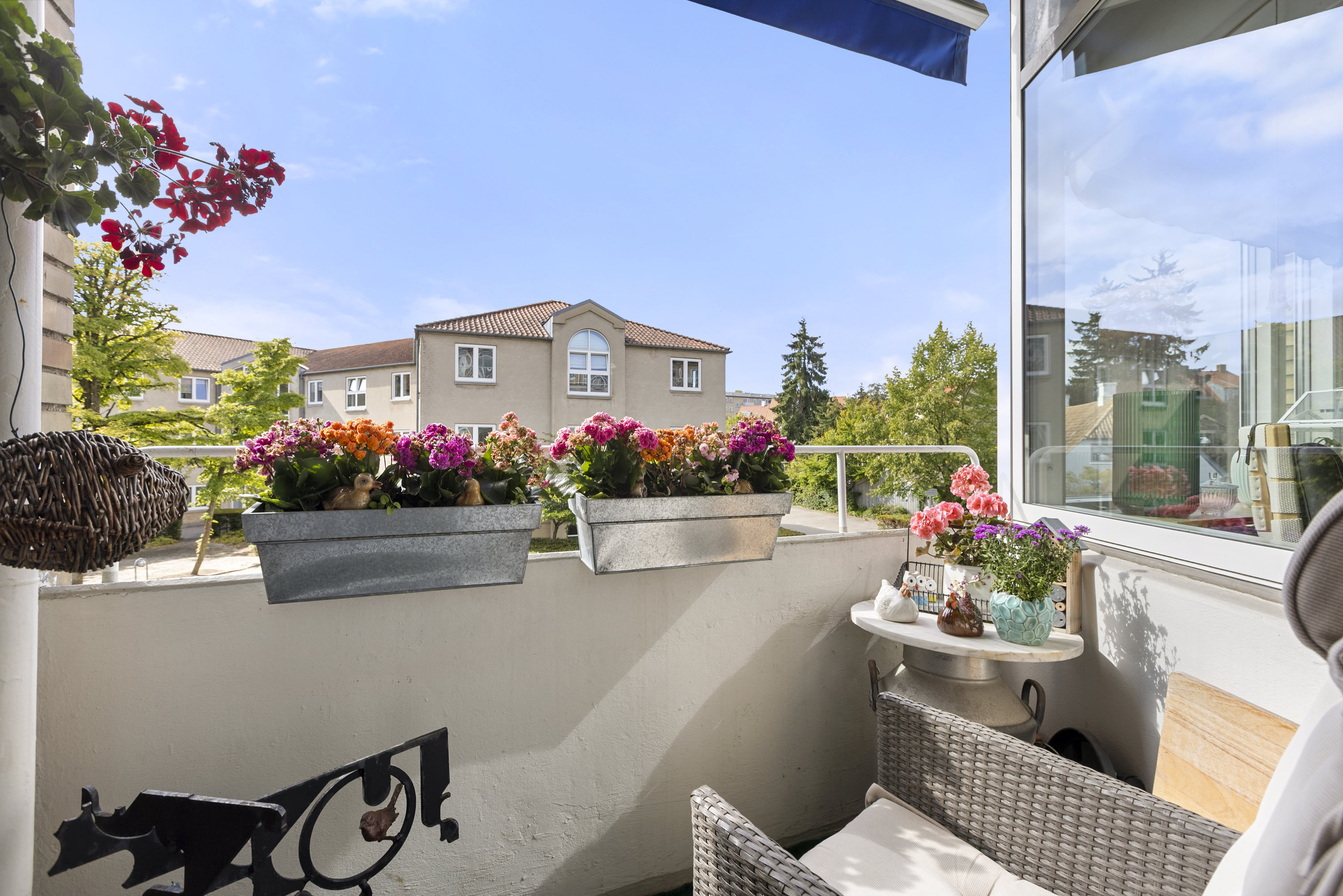 Fremhævet altan billede i fuldskærmstilstand. Billede af Havnevej 26, 1. tv., 4000 Roskilde