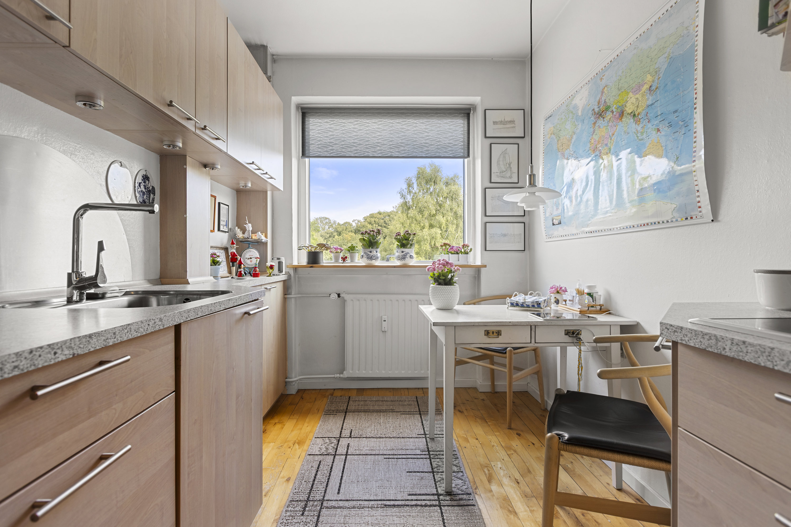 Fremhævet køkken billede i fuldskærmstilstand. Billede af Havnevej 26, 1. tv., 4000 Roskilde