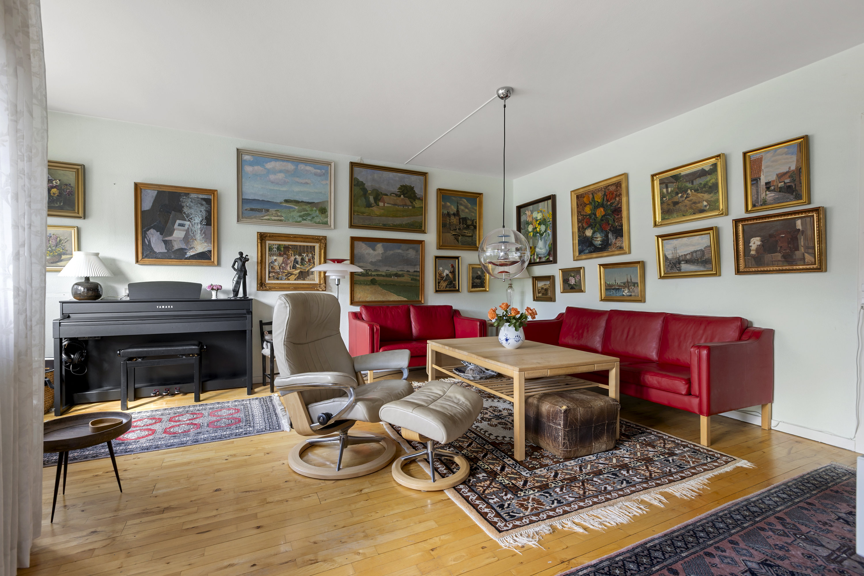 Fremhævet stue billede i fuldskærmstilstand. Billede af Havnevej 26, 1. tv., 4000 Roskilde