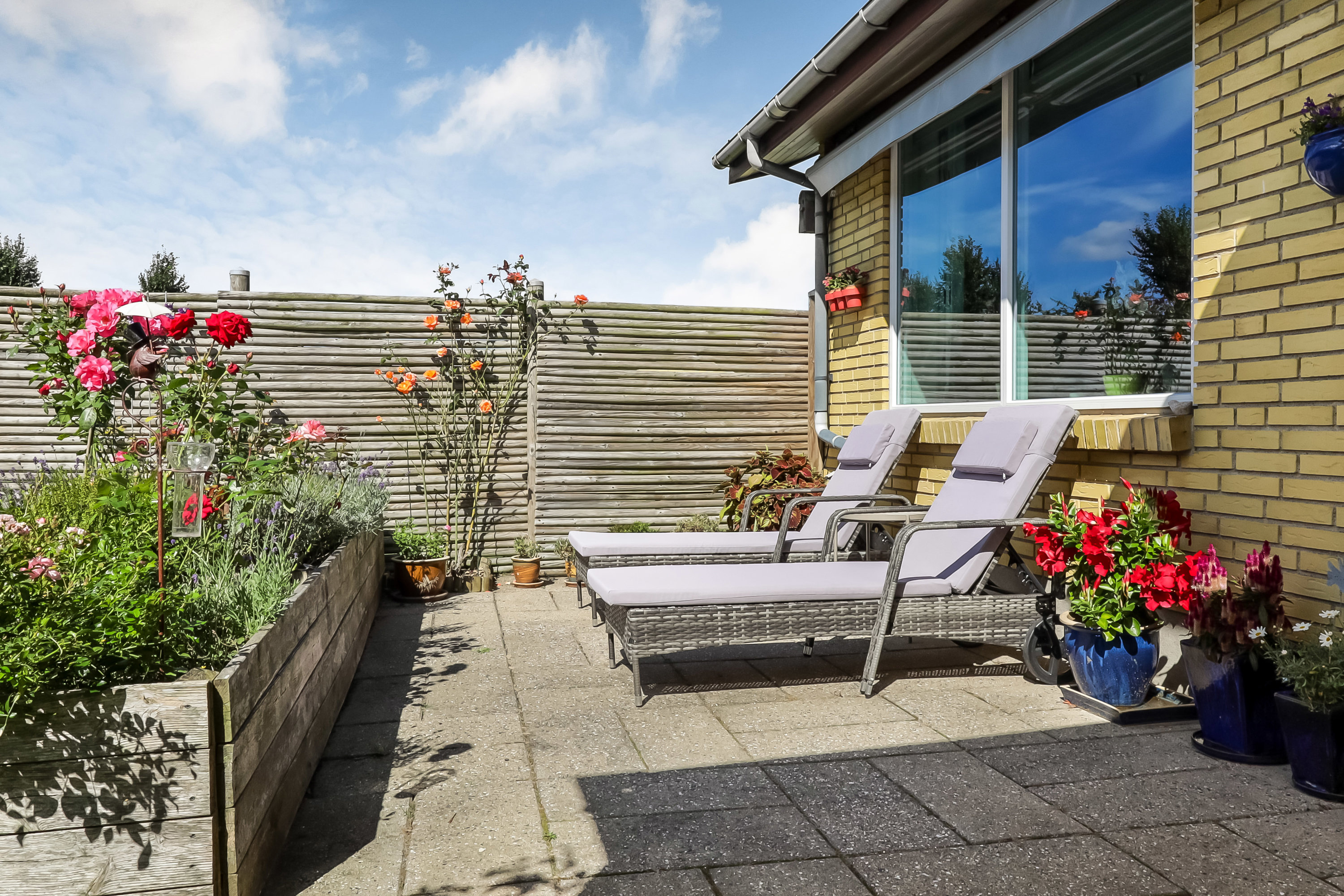 Fremhævet terrasse billede i fuldskærmstilstand. Billede af Thorsvang 26, Tåsinge, 5700 Svendborg