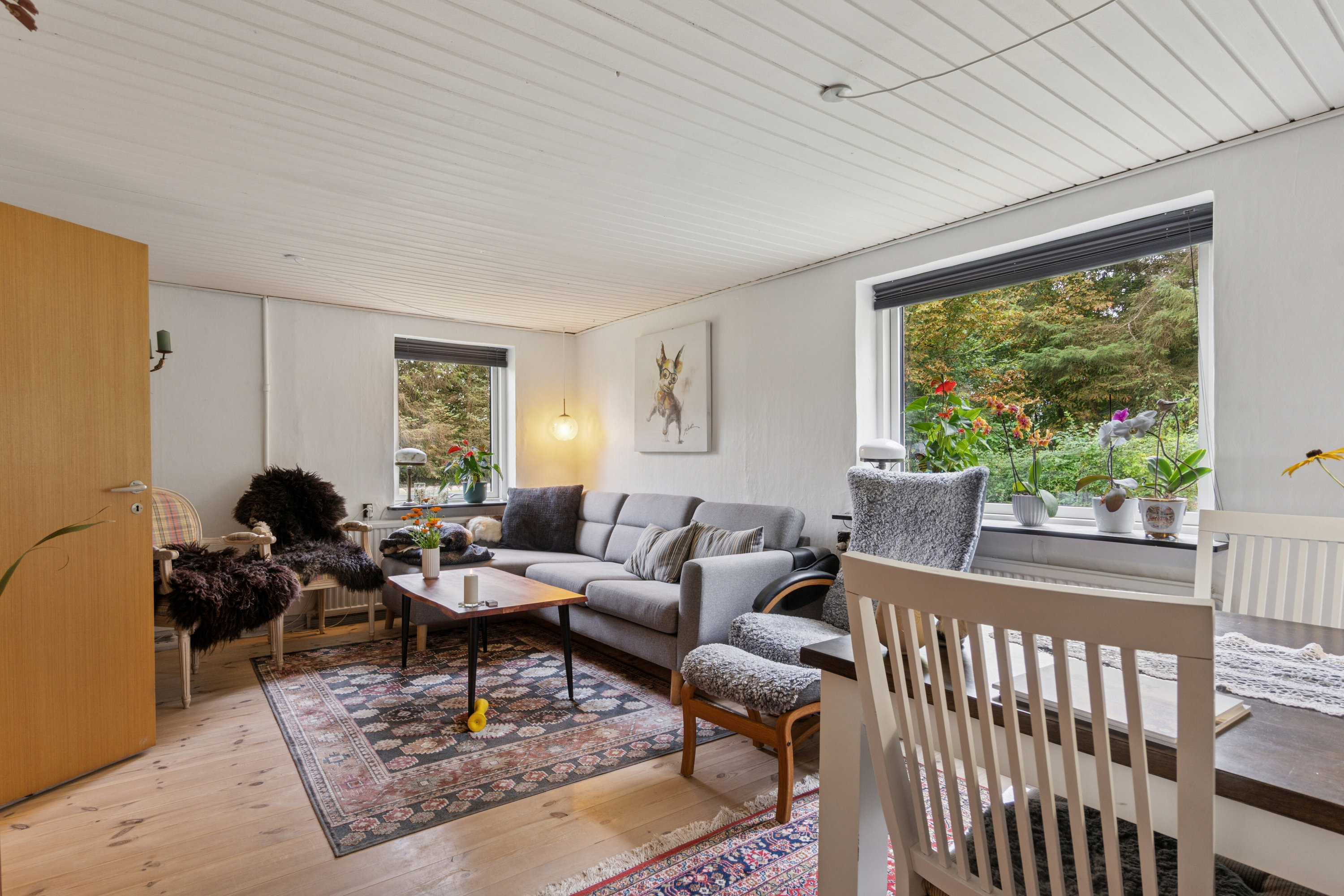 Fremhævet stue billede i fuldskærmstilstand. Billede af Nørbyvej 1, Tved, 7700 Thisted