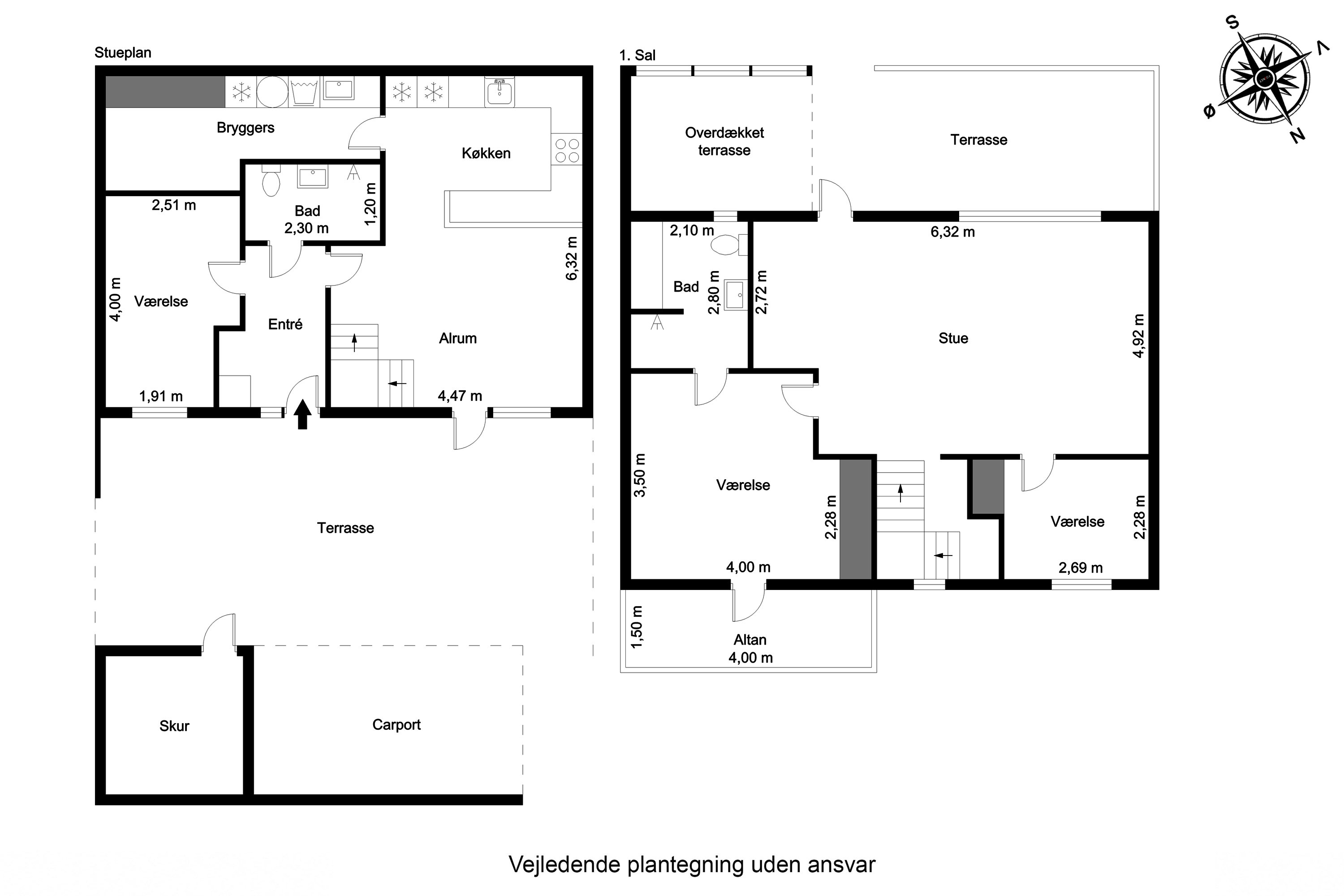Plantegninger billede af Thorsvang 26, Tåsinge, 5700 Svendborg