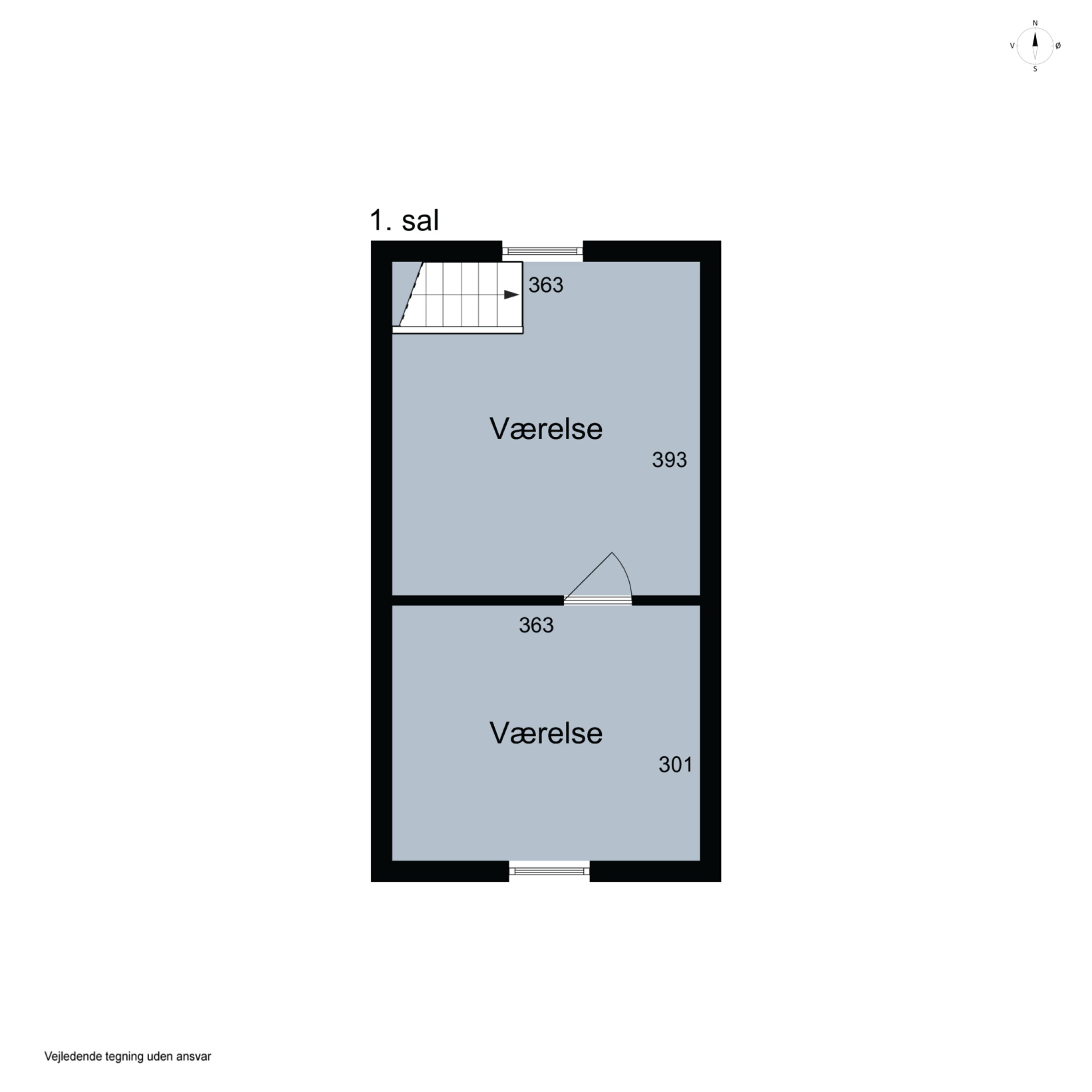 Plantegninger billede af Nørbyvej 1, Tved, 7700 Thisted