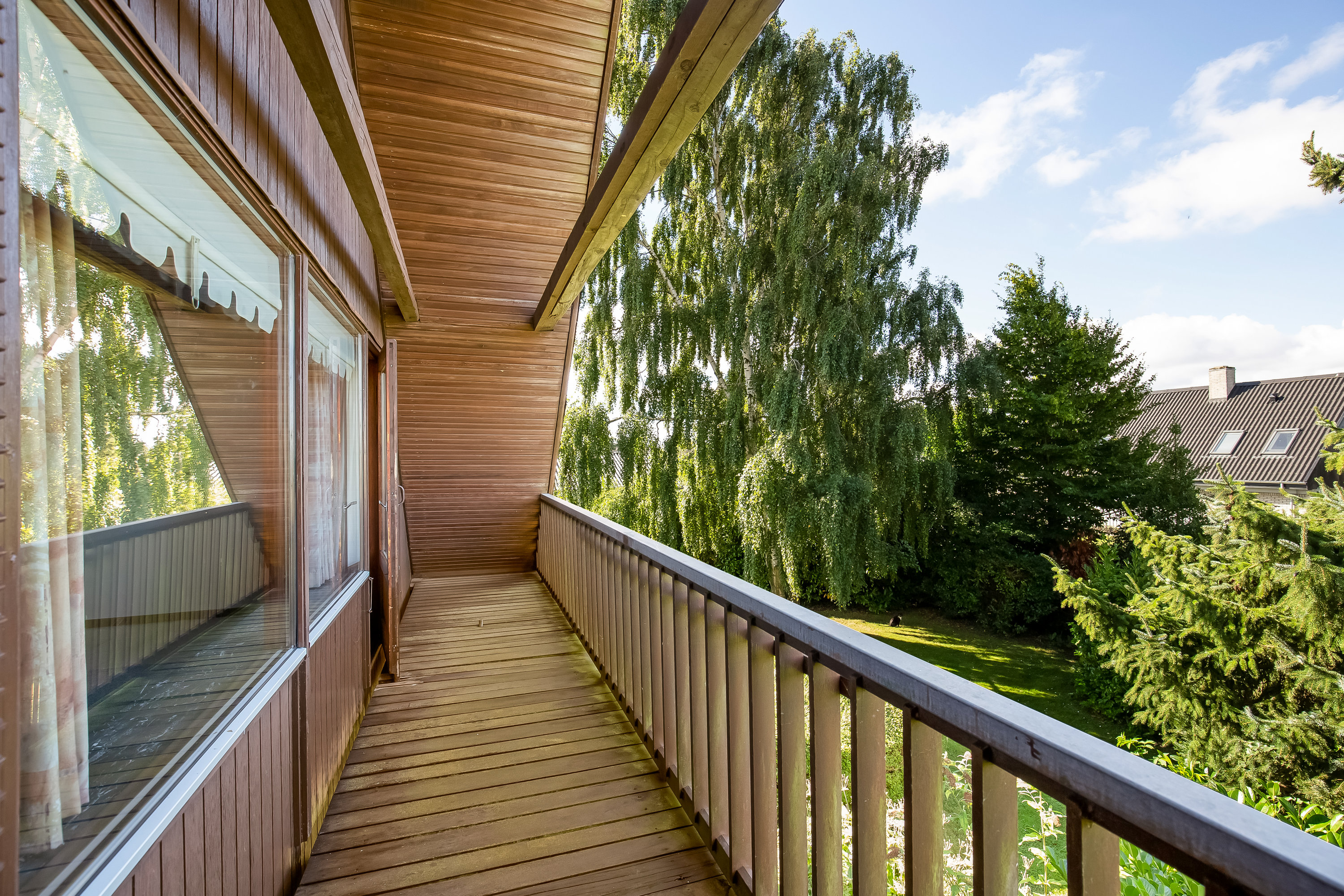 Fremhævet altan billede i fuldskærmstilstand. Billede af Lokesvej 22, 4873 Væggerløse