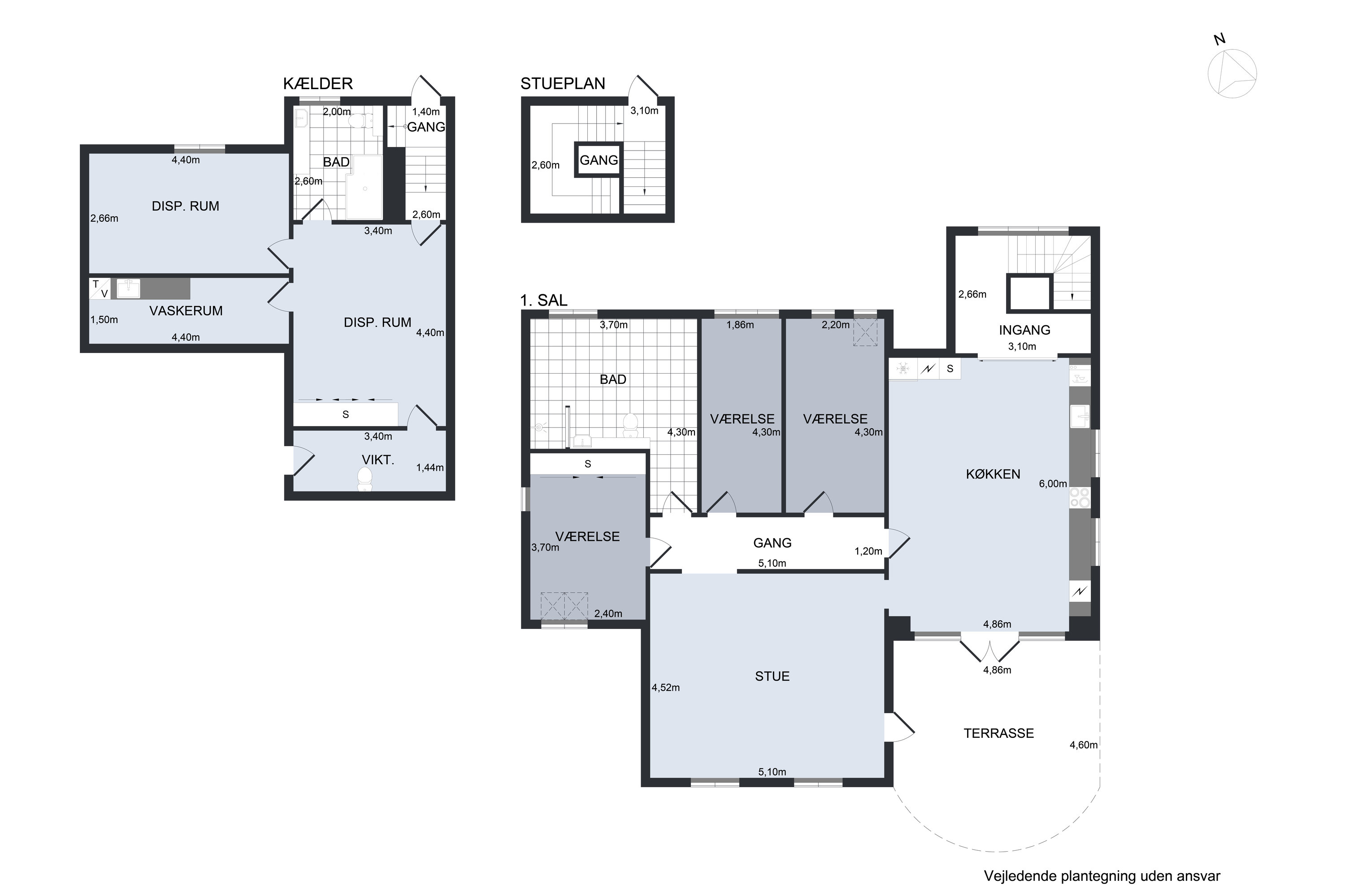 Plantegninger billede af Nordkrog 22, 1., 2900 Hellerup