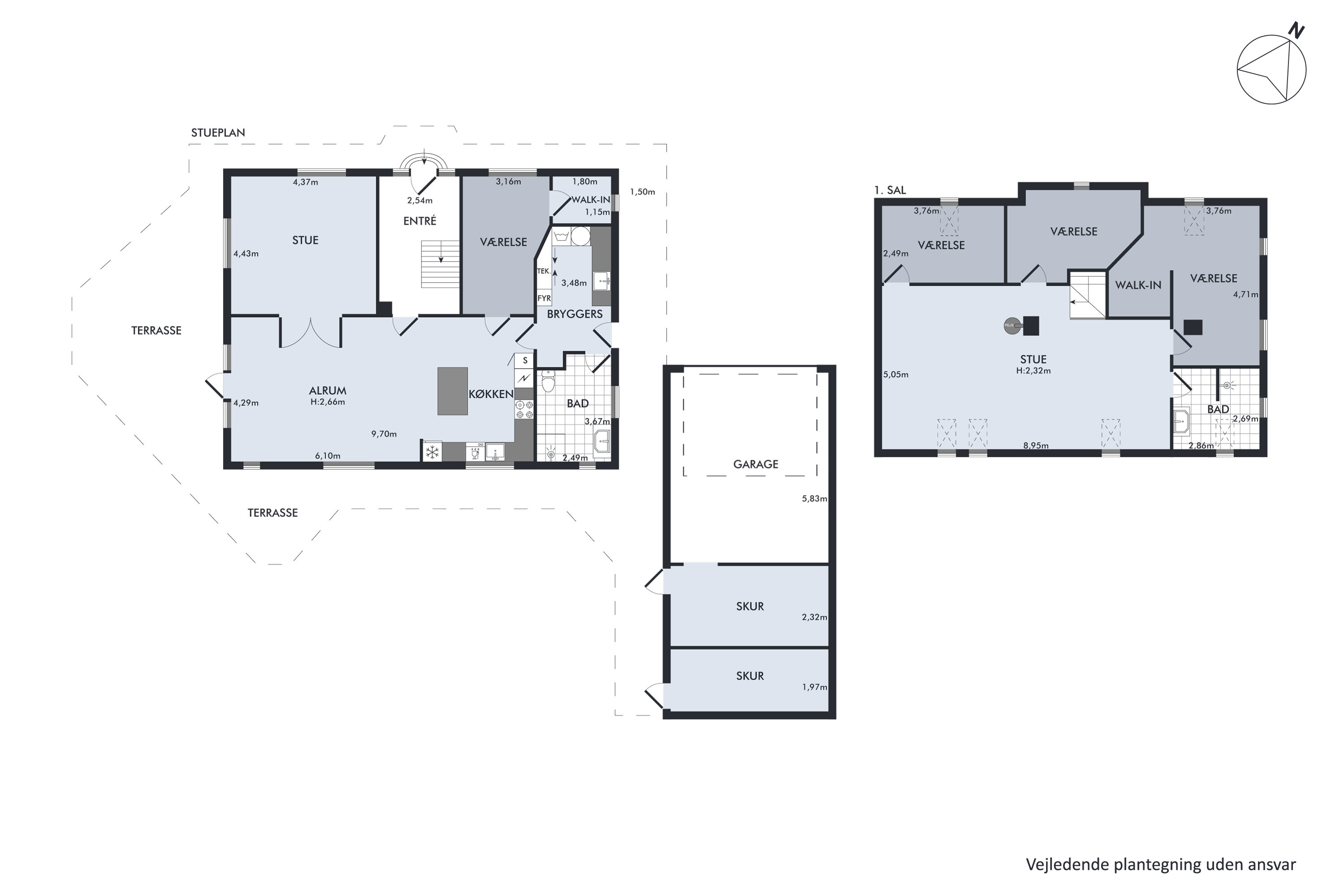 Plantegninger billede af Skovlyvej 12, Elling, 8751 Gedved