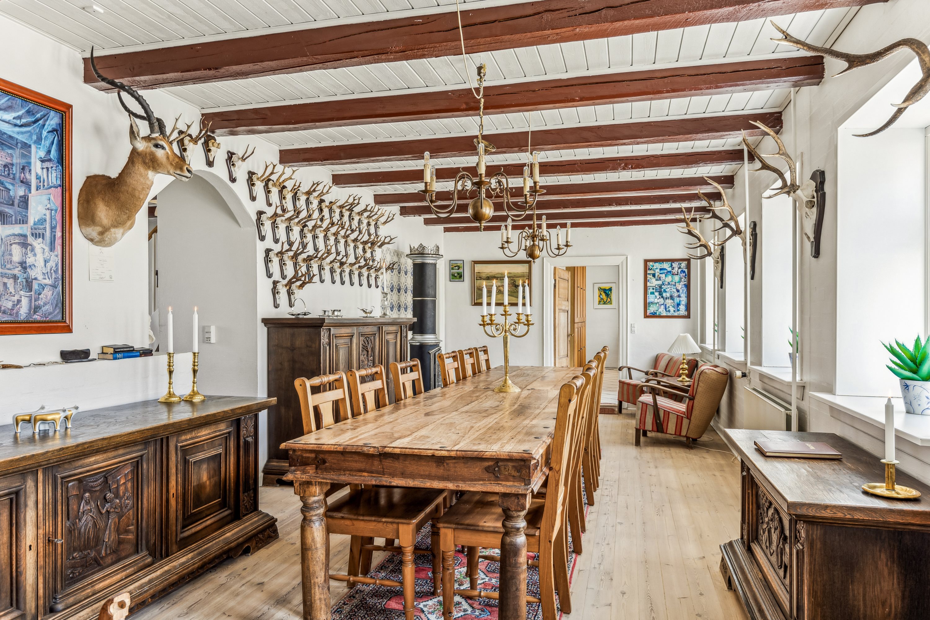 Fremhævet spisestue billede i fuldskærmstilstand. Billede af Hyllerødvej 4A, 8783 Hornsyld