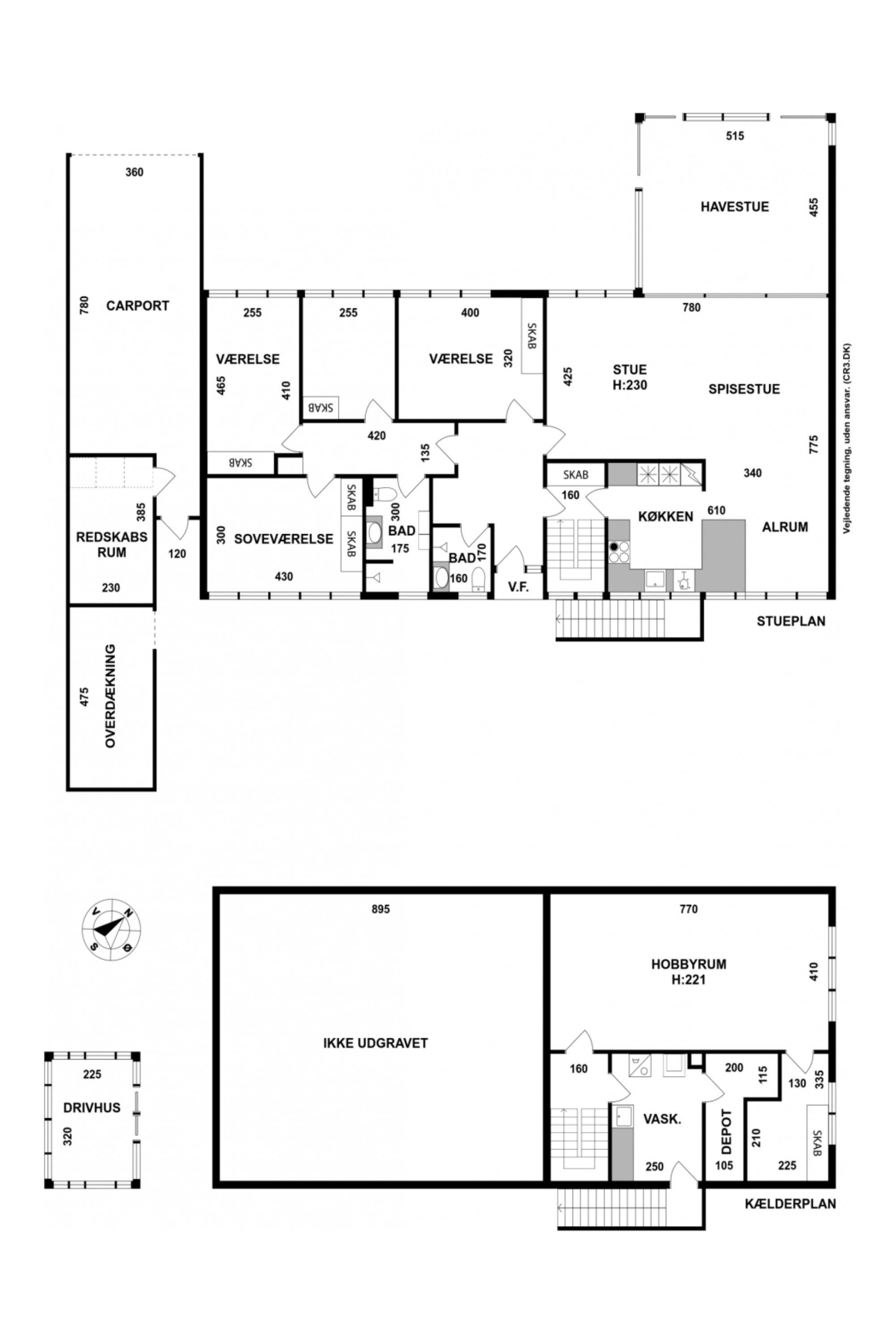 Plantegninger billede af Rasmus Knudsens Vej 36, 3000 Helsingør