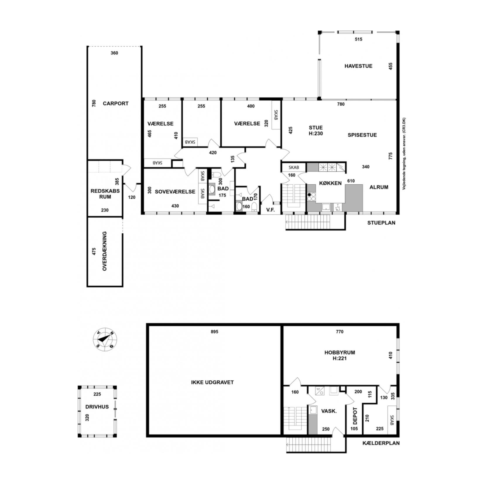 Plantegninger billede af Rasmus Knudsens Vej 36, 3000 Helsingør