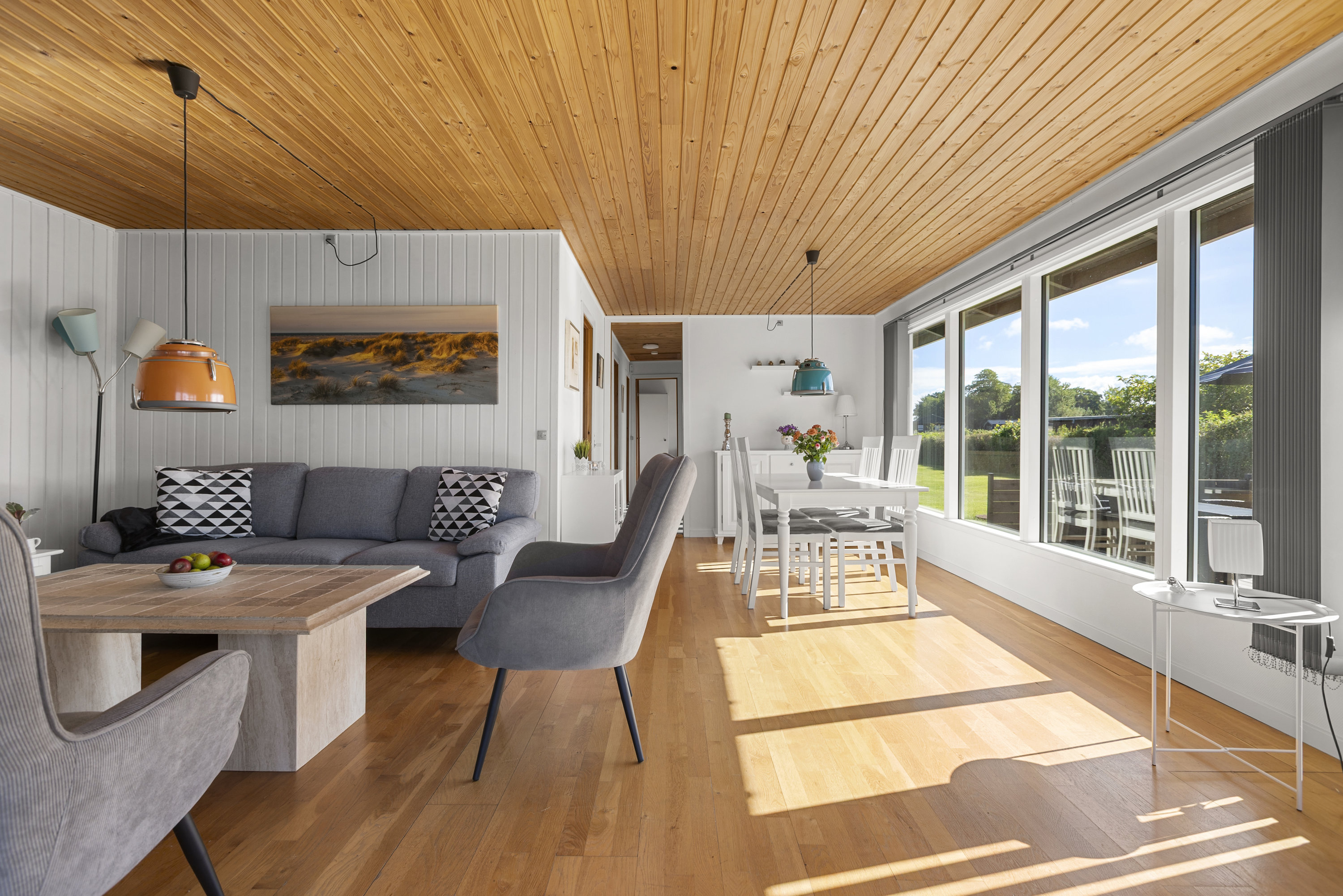 Fremhævet stue billede i fuldskærmstilstand. Billede af Valhallavej 11, Drøsselbjerg, 4200 Slagelse