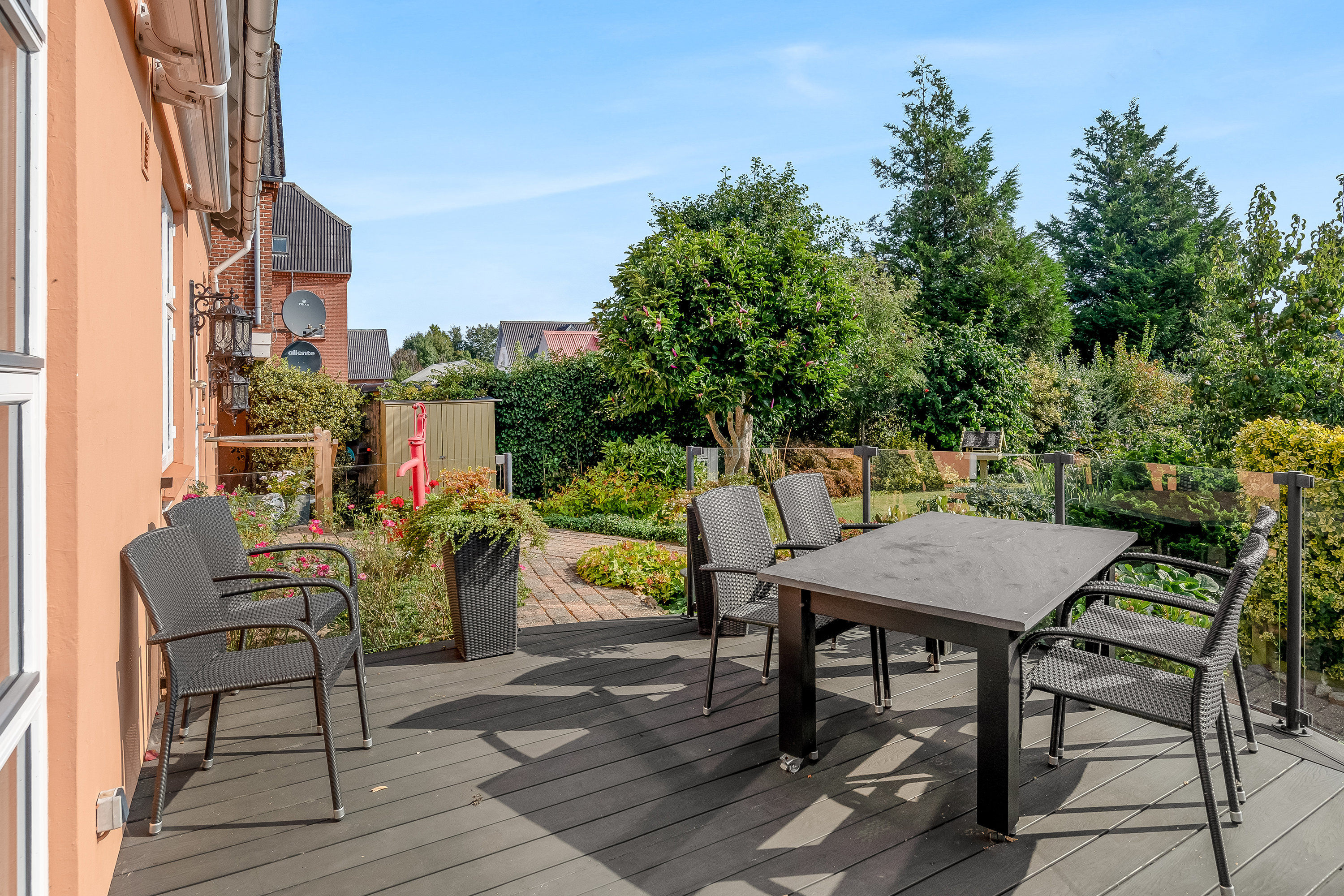 Fremhævet terrasse billede i fuldskærmstilstand. Billede af Kapelvej 1, 7830 Vinderup