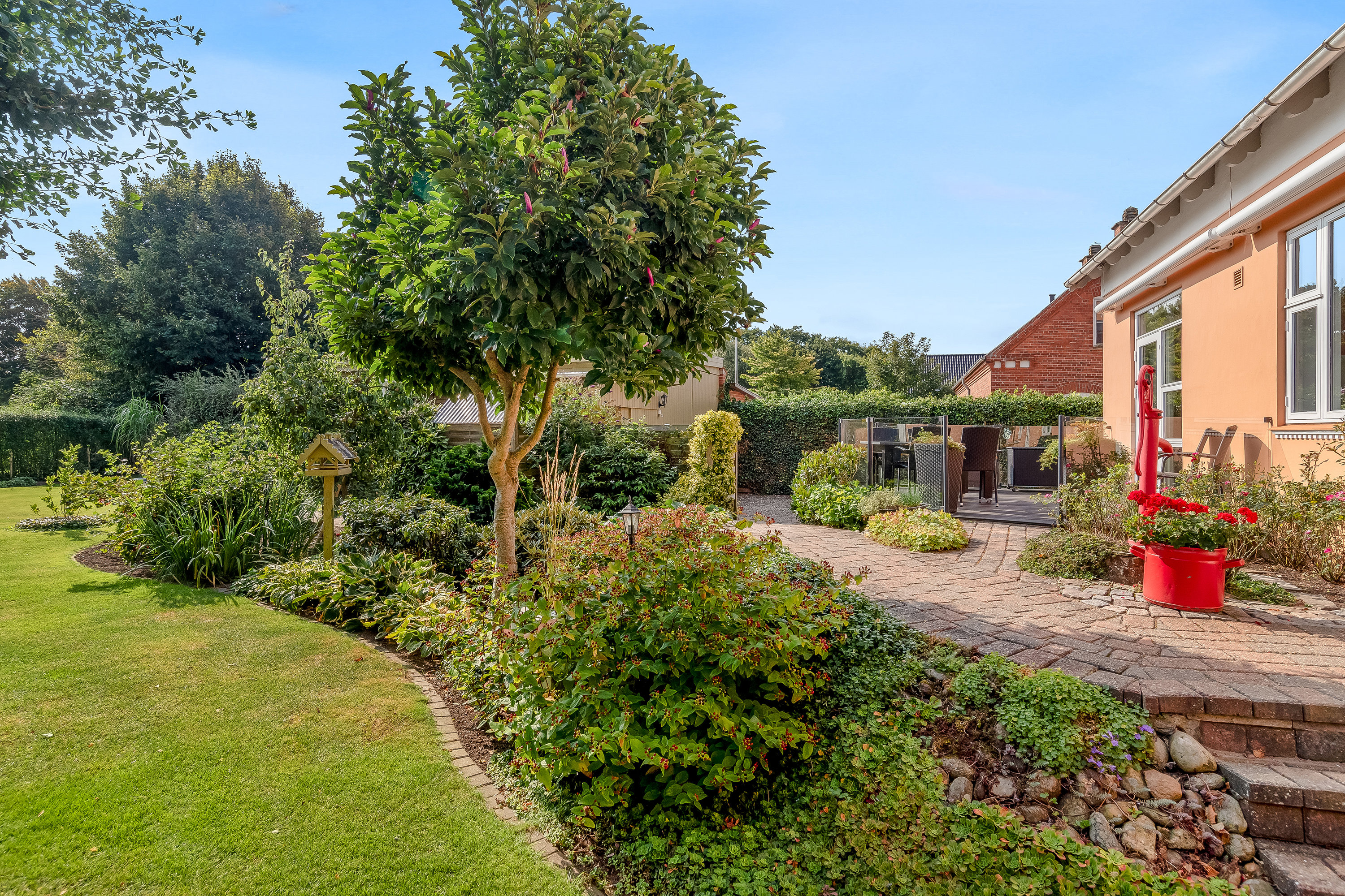 Fremhævet terrasse billede i fuldskærmstilstand. Billede af Kapelvej 1, 7830 Vinderup