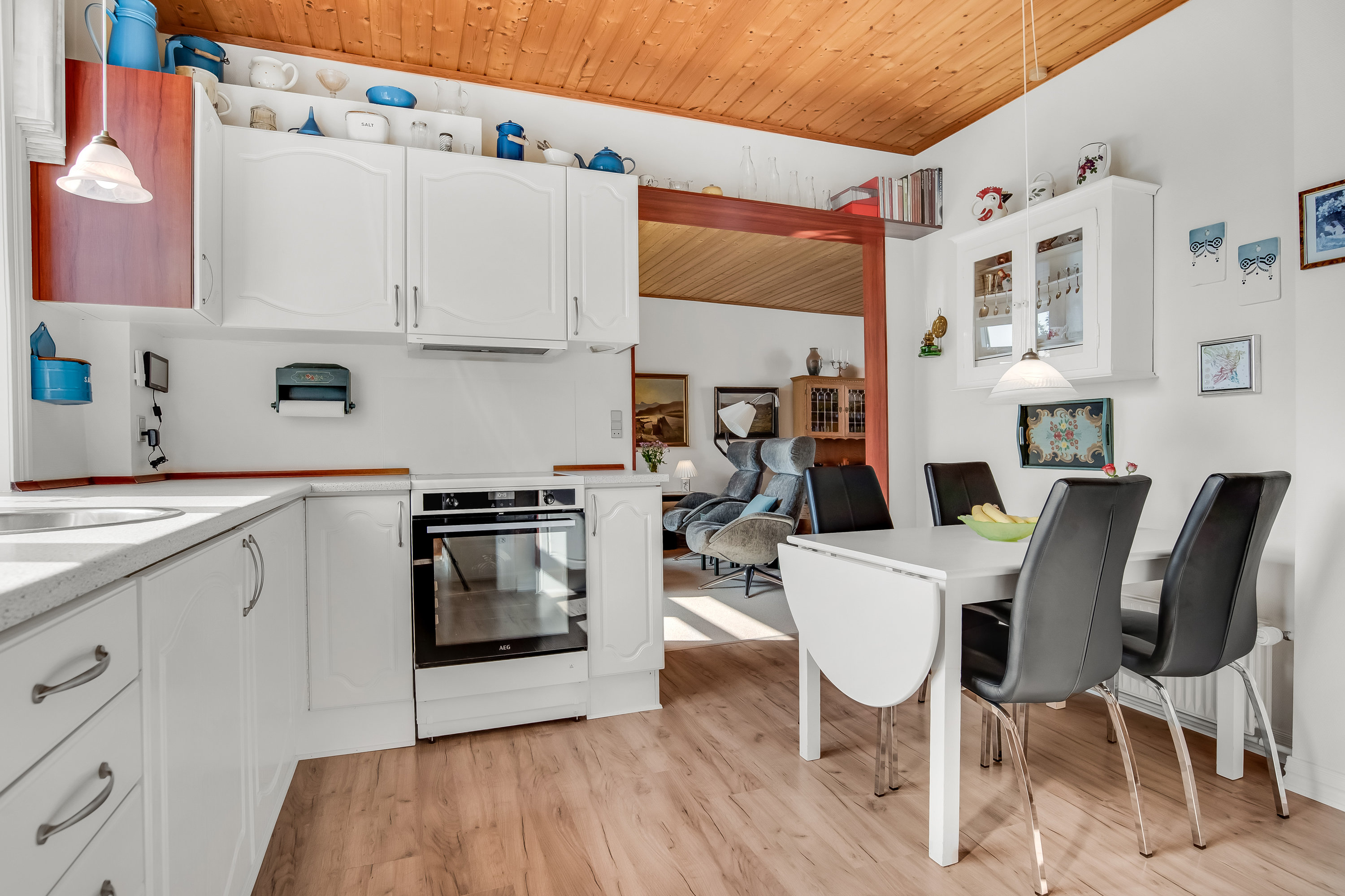 Fremhævet køkken billede i fuldskærmstilstand. Billede af Kapelvej 1, 7830 Vinderup