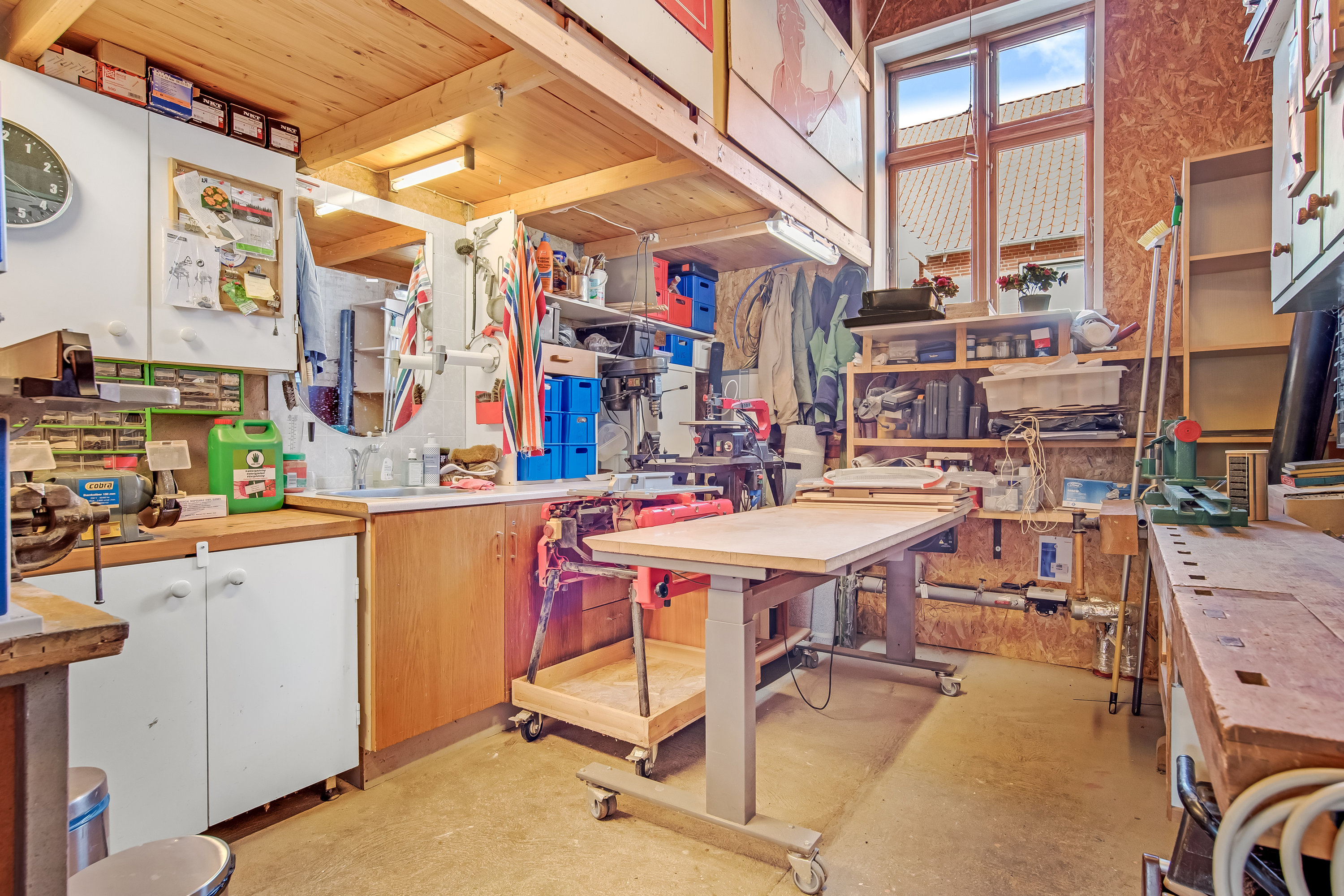 Fremhævet hobbyrum billede i fuldskærmstilstand. Billede af Kapelvej 1, 7830 Vinderup