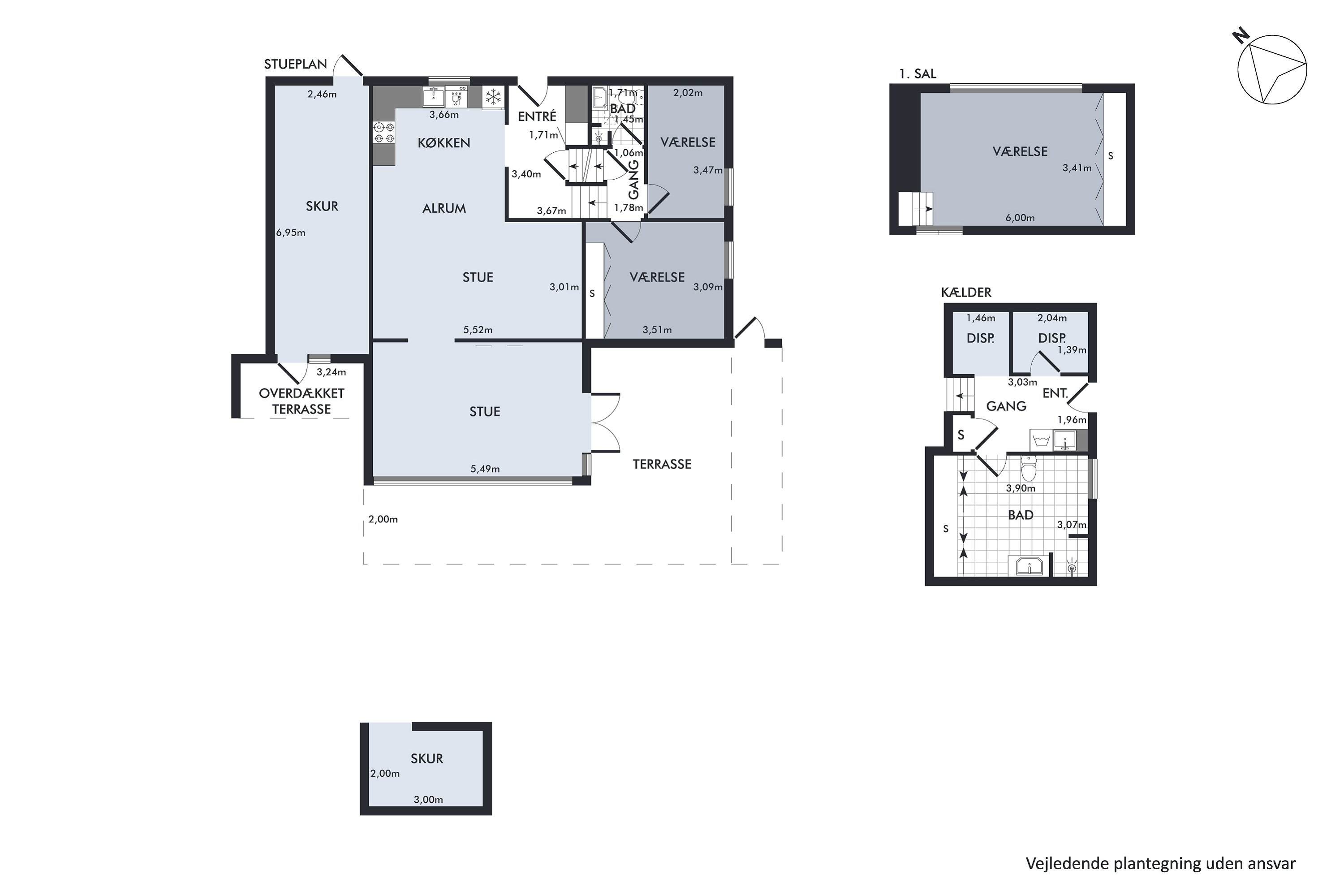 Plantegninger billede af Roers Allé 26, Tarup, 5210 Odense NV