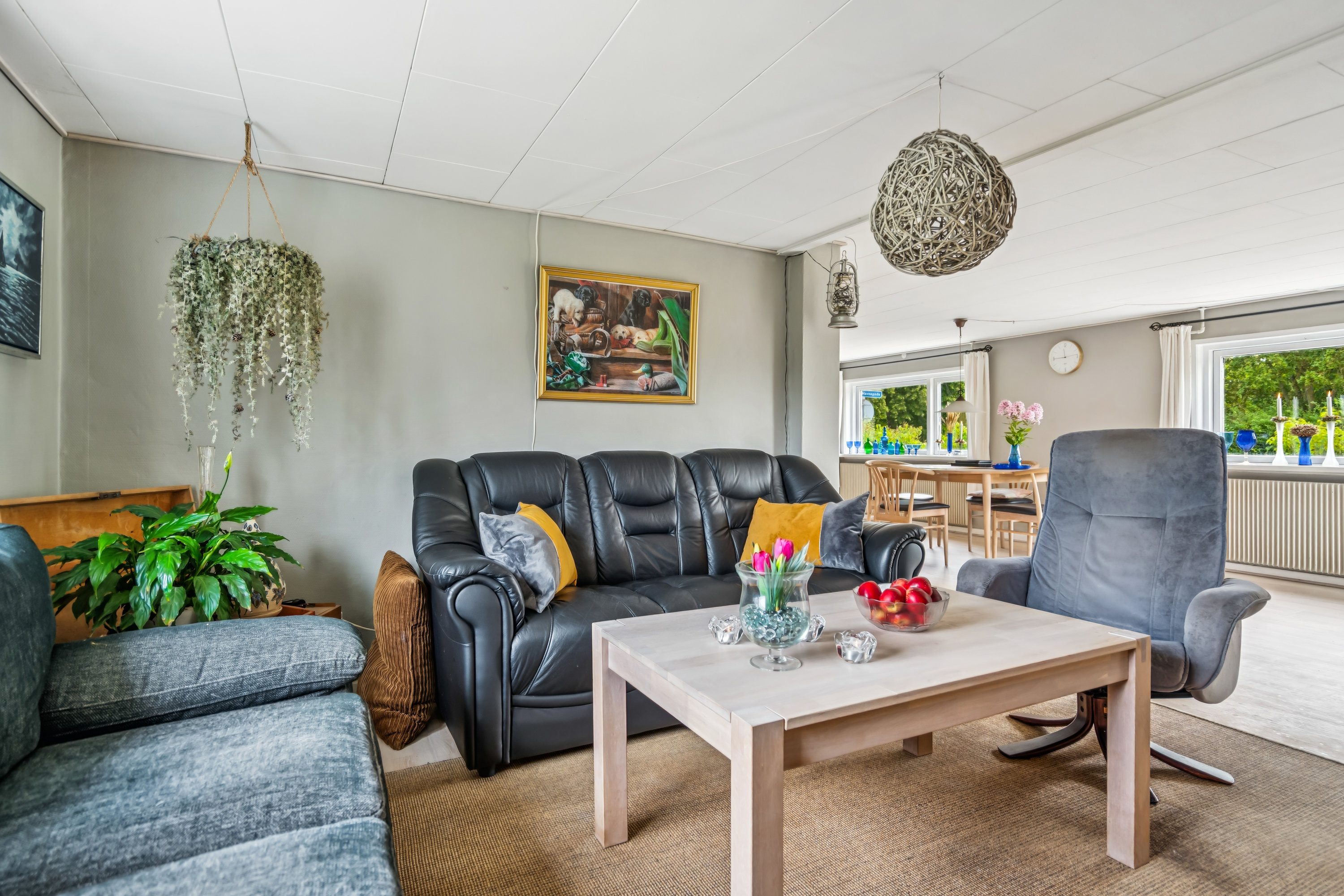 Fremhævet stue billede i fuldskærmstilstand. Billede af Vesterø Havnegade 80, Vesterø Havn, 9940 Læsø