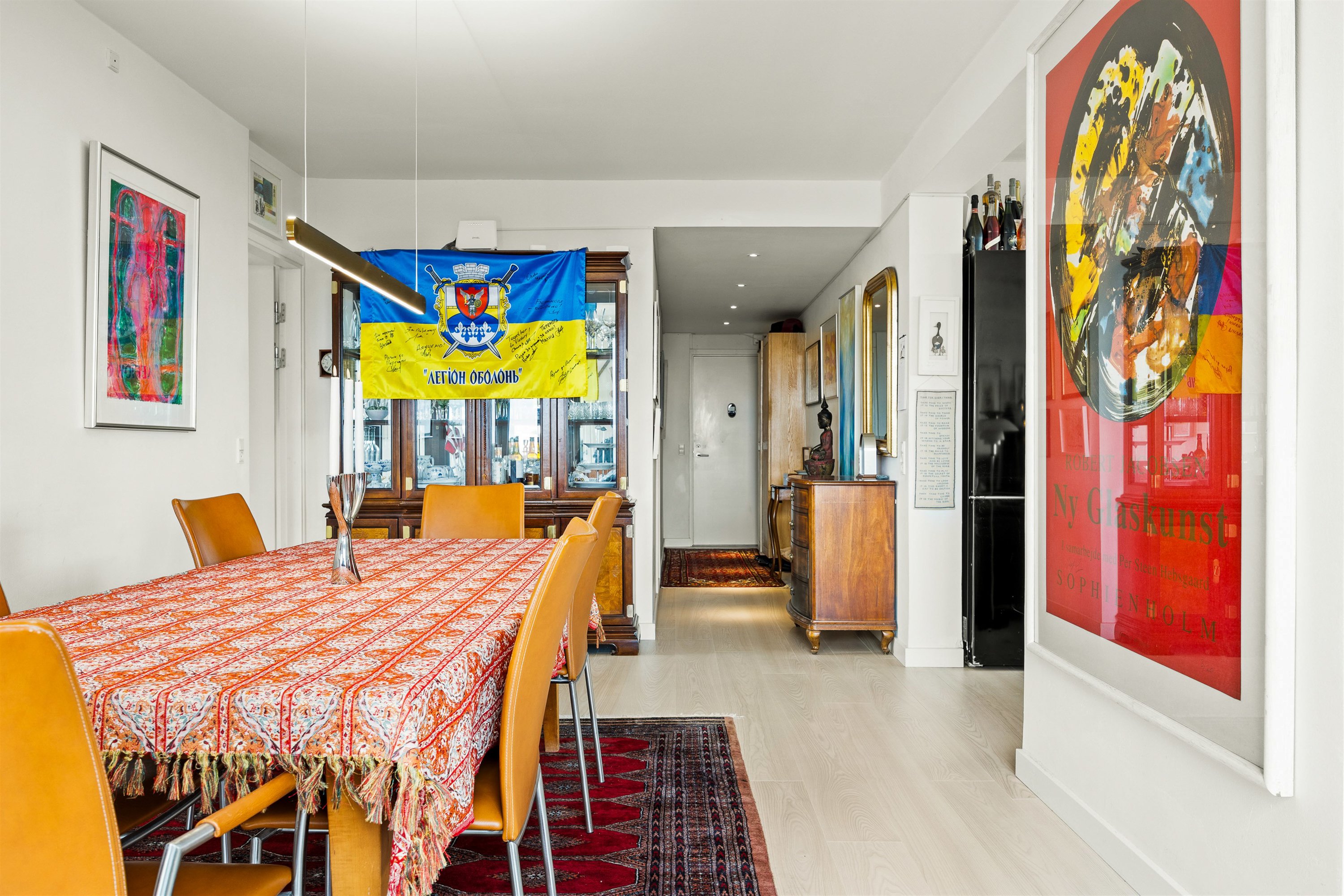 Fremhævet spisestue billede i fuldskærmstilstand. Billede af Murergade 7, 4. mf., 3000 Helsingør