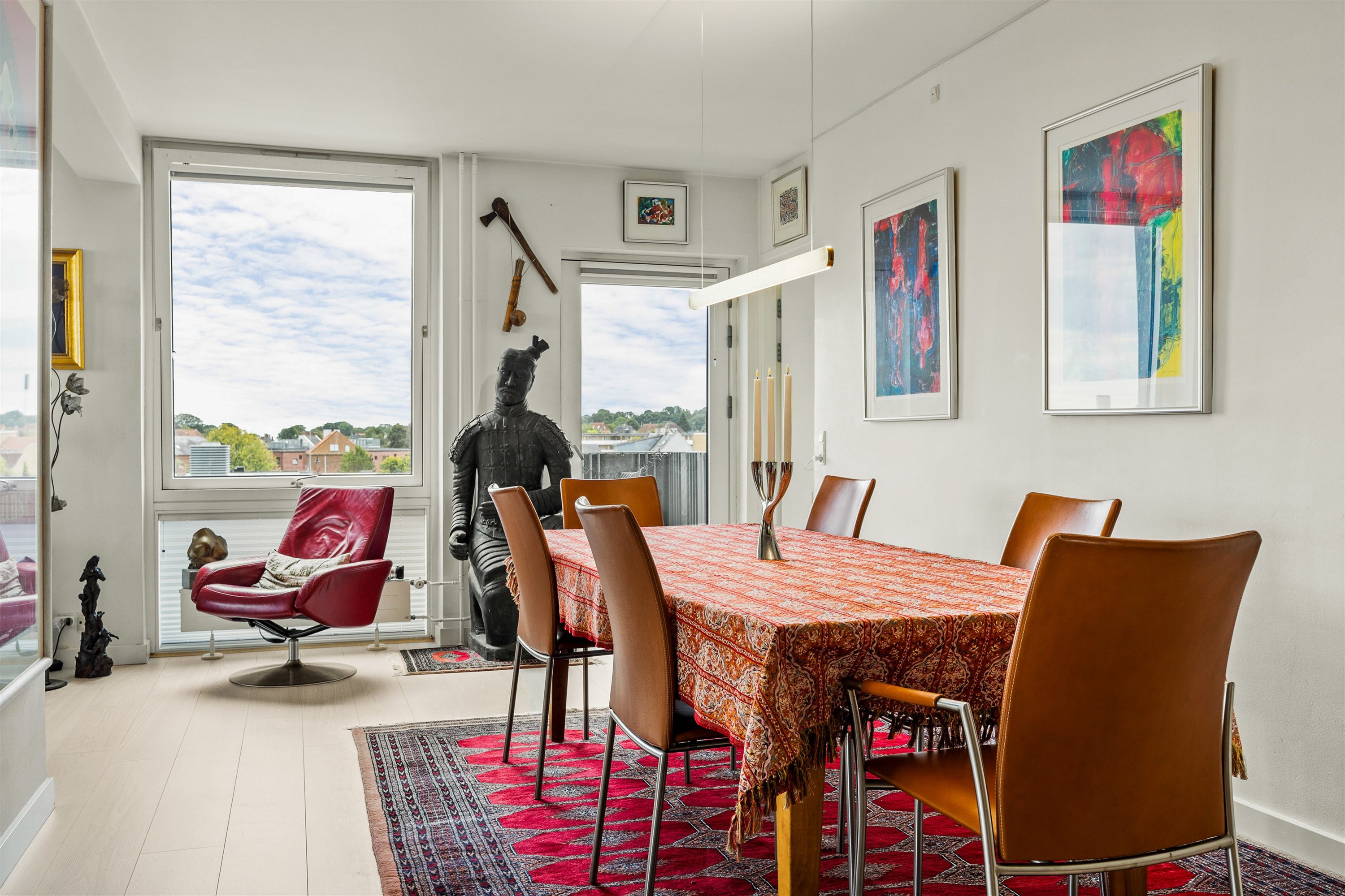 Fremhævet spisestue billede i fuldskærmstilstand. Billede af Murergade 7, 4. mf., 3000 Helsingør