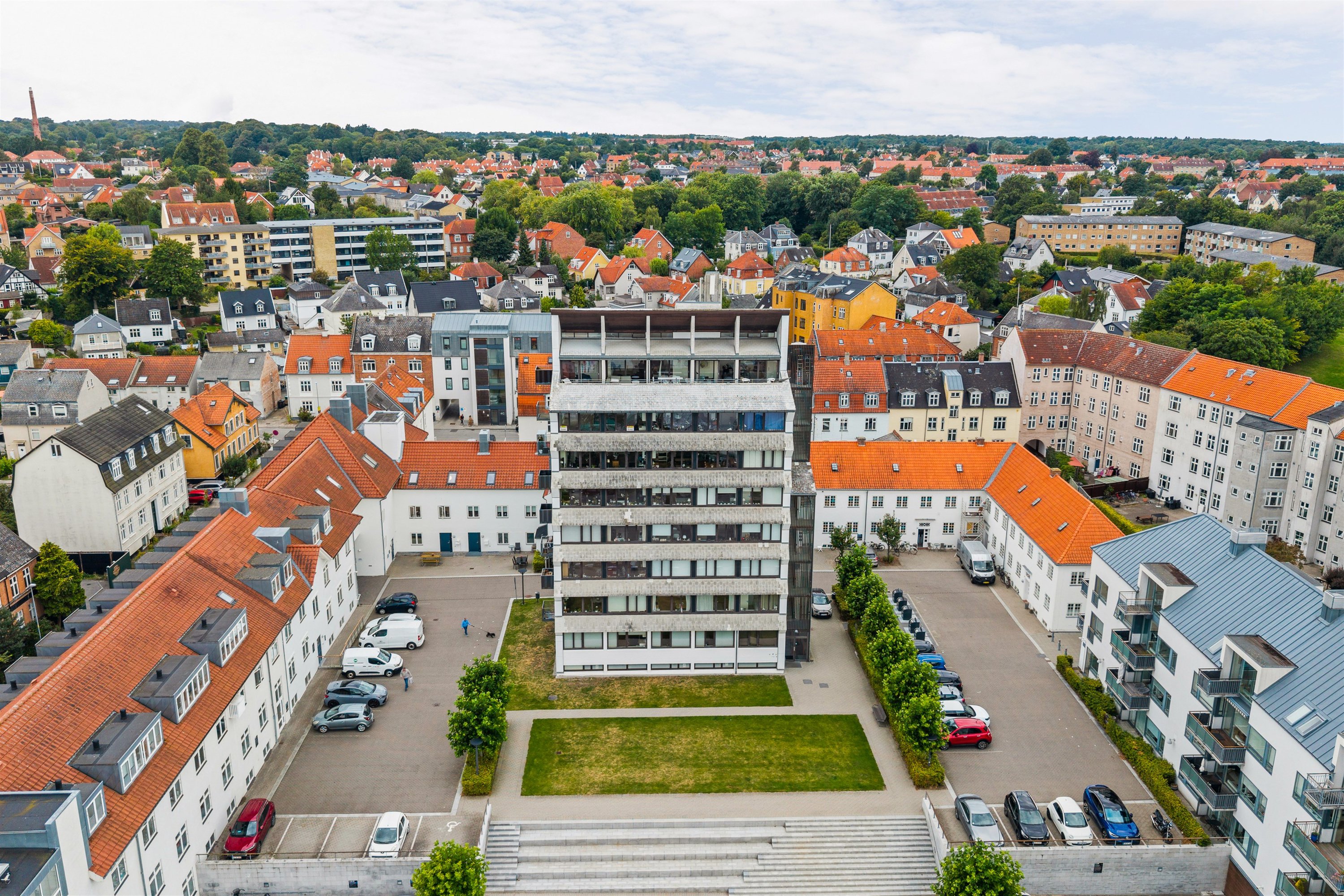Fremhævet luftfoto billede i fuldskærmstilstand. Billede af Murergade 7, 4. mf., 3000 Helsingør
