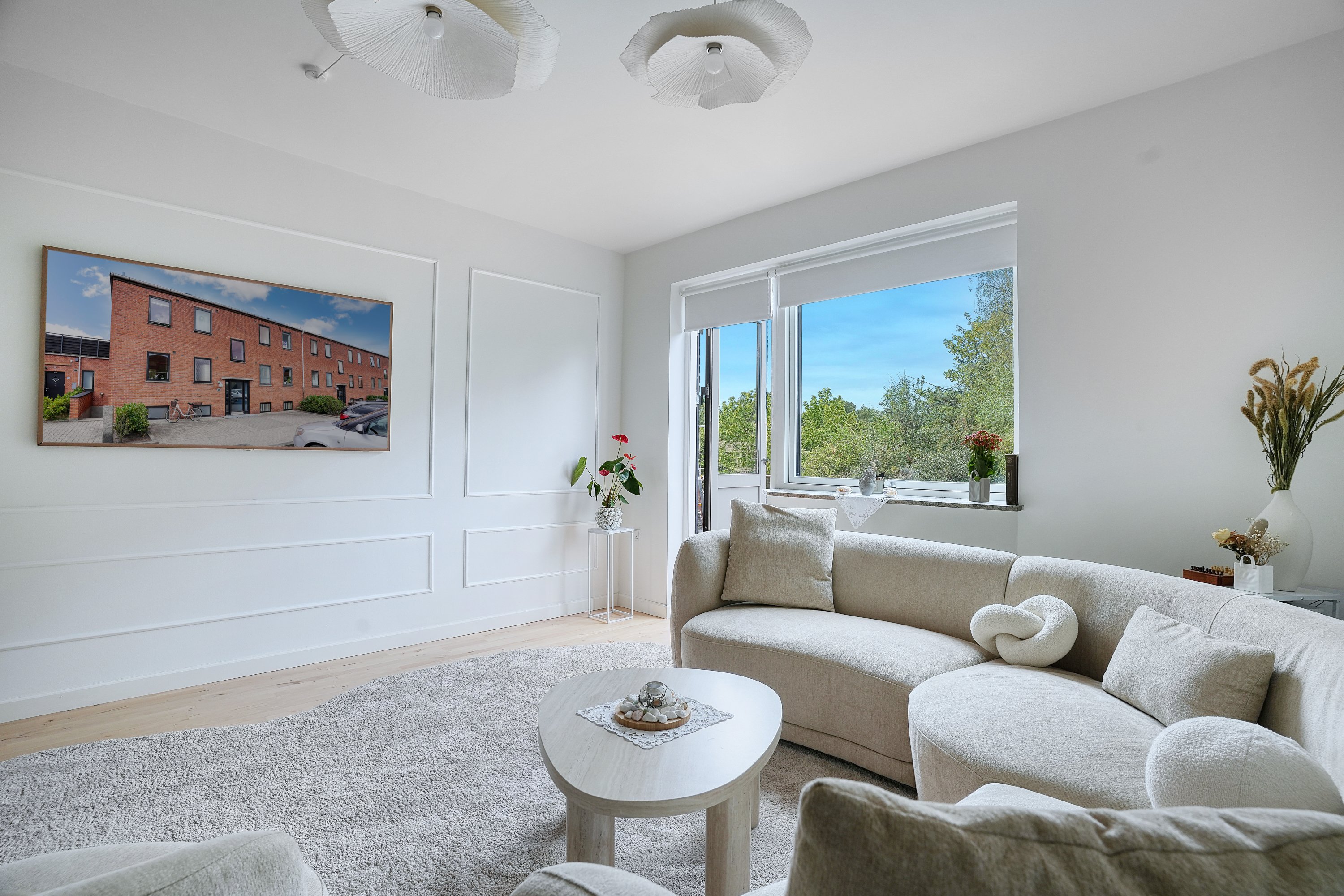 Fremhævet stue billede i fuldskærmstilstand. Billede af Listedvej 96, 1. th., 2770 Kastrup