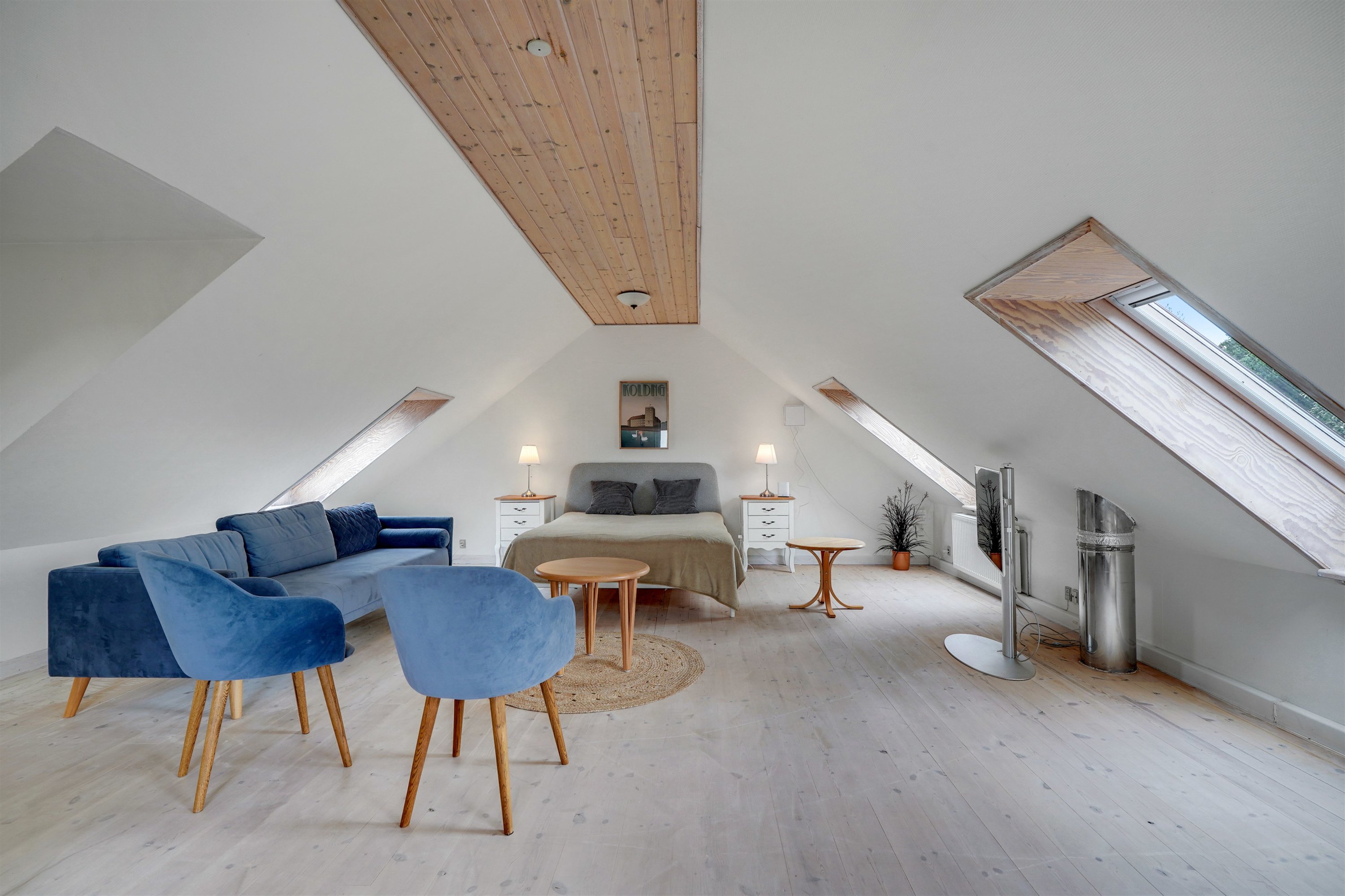 Fremhævet stue billede i fuldskærmstilstand. Billede af Almstokvej 20, 6623 Vorbasse