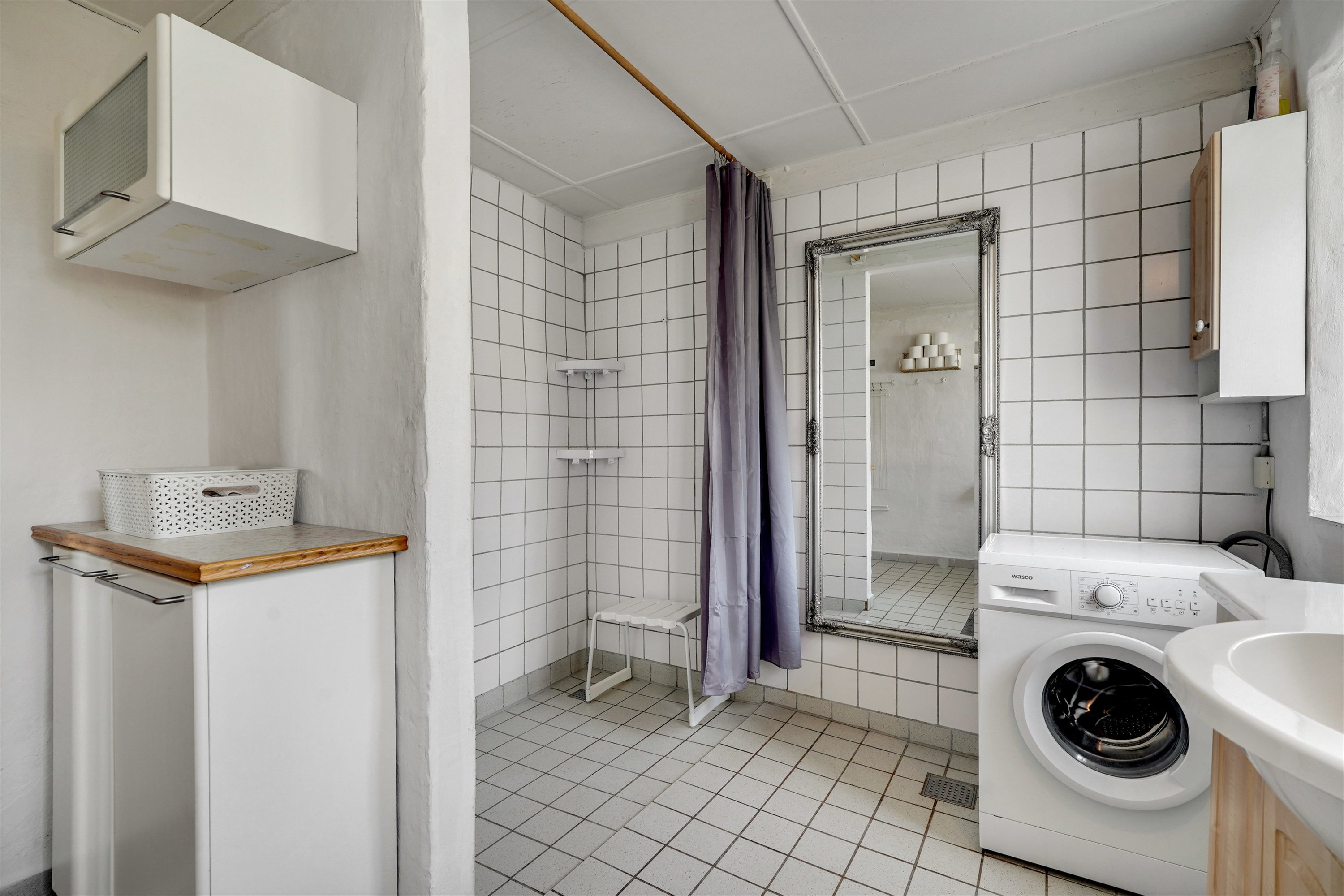 Fremhævet badeværelse billede i fuldskærmstilstand. Billede af Almstokvej 20, 6623 Vorbasse