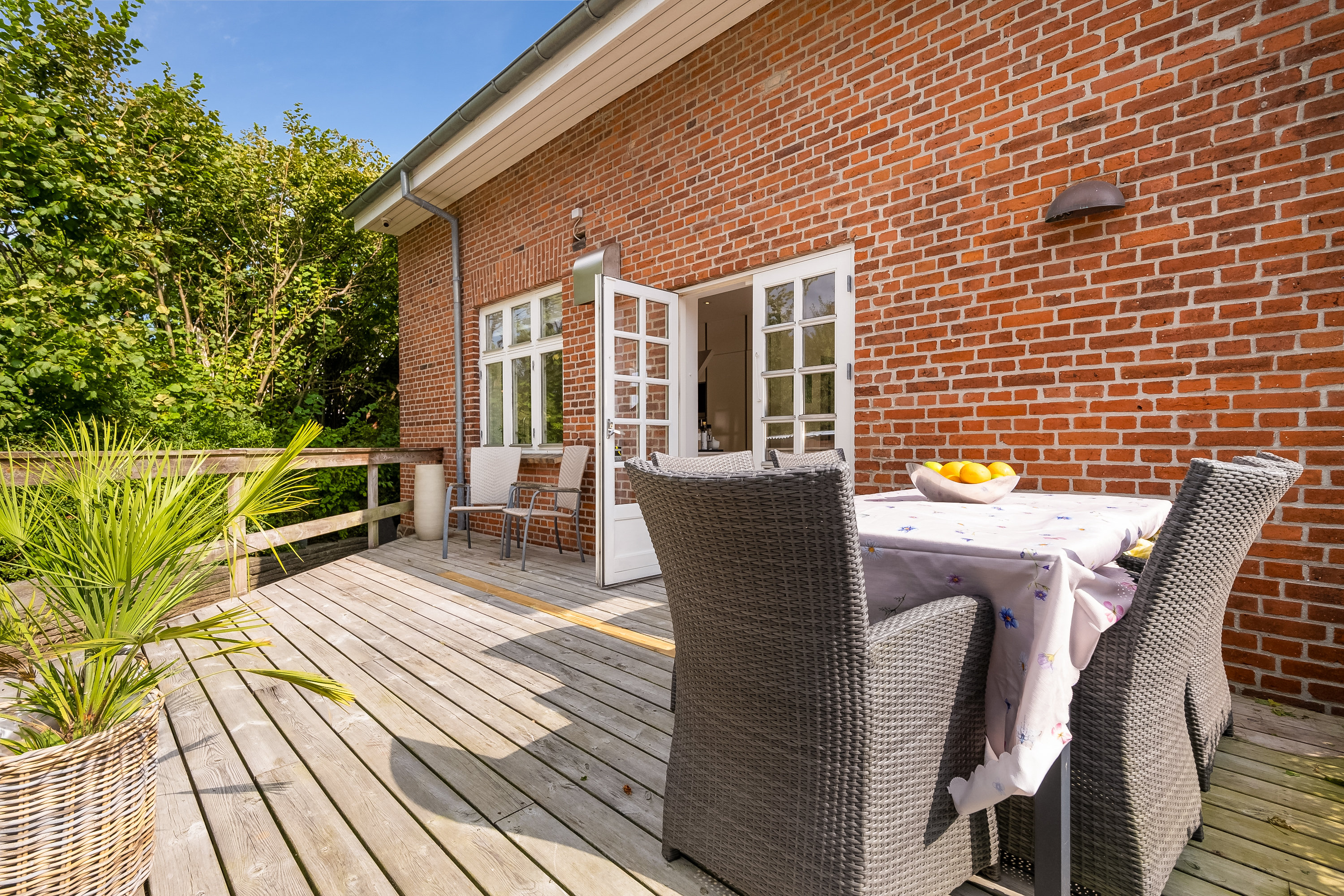 Fremhævet terrasse billede i fuldskærmstilstand. Billede af Bertel Bruuns Vej 3, 7000 Fredericia