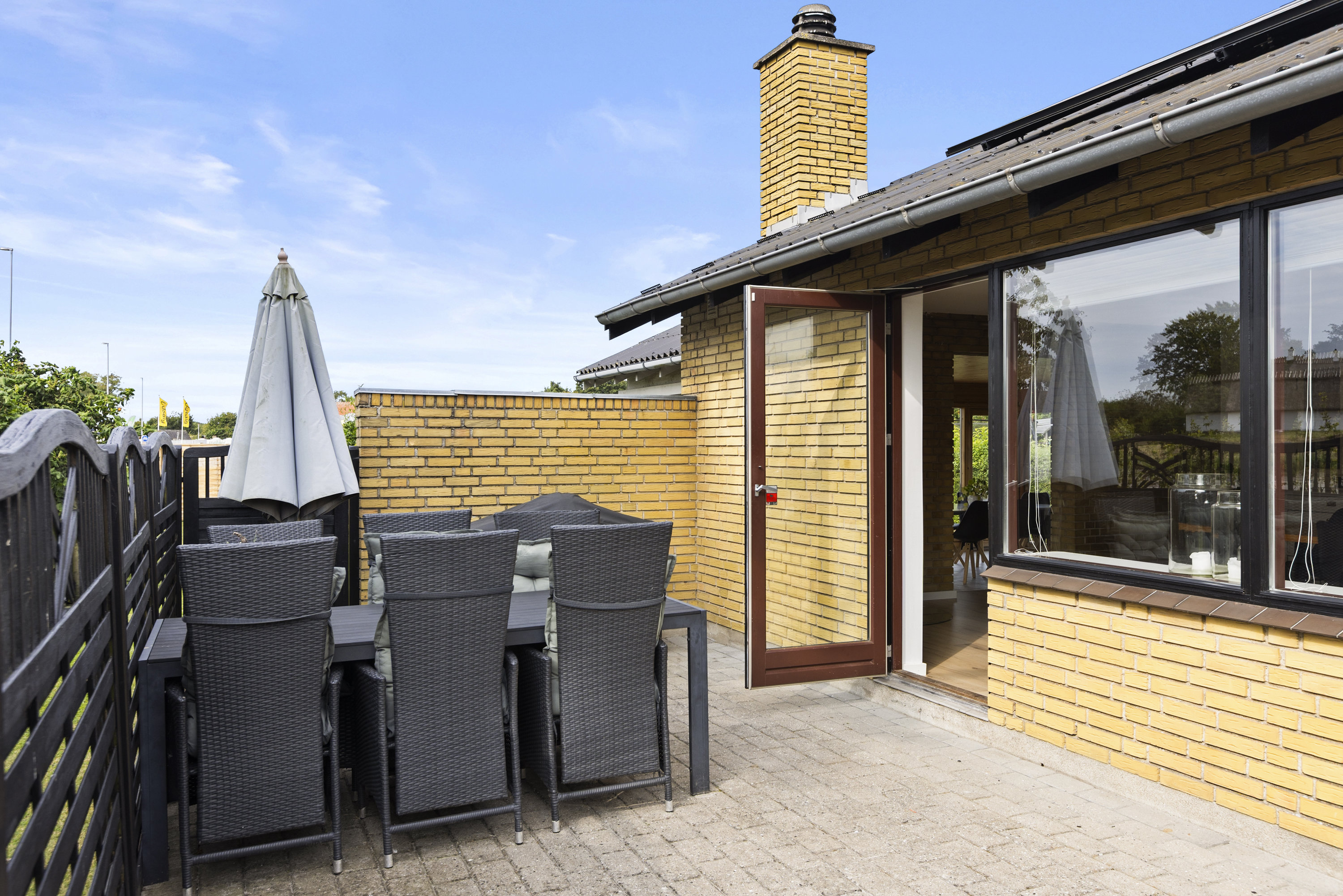 Fremhævet terrasse billede i fuldskærmstilstand. Billede af Elmevej 24, 4171 Glumsø