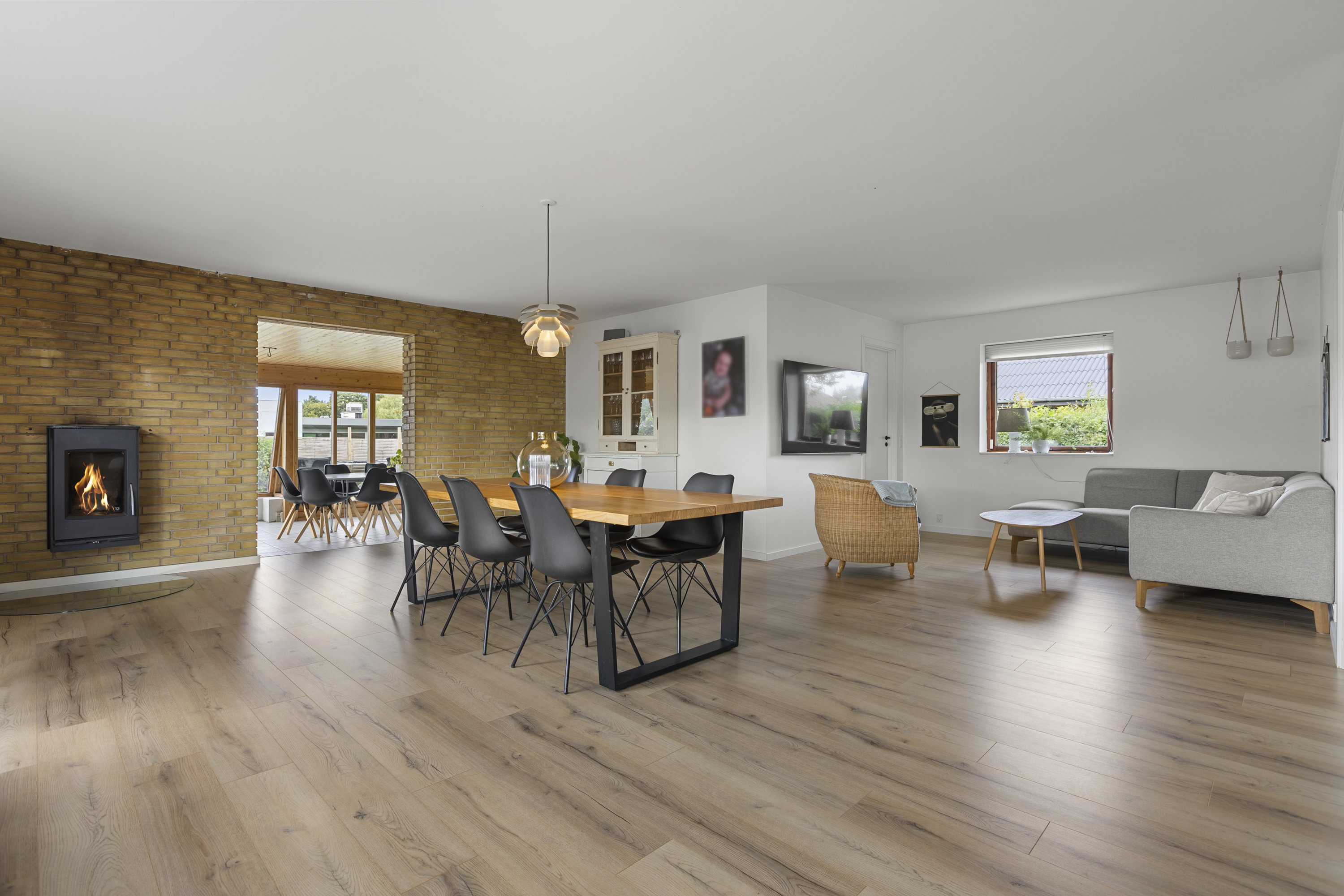 Fremhævet stue billede i fuldskærmstilstand. Billede af Elmevej 24, 4171 Glumsø