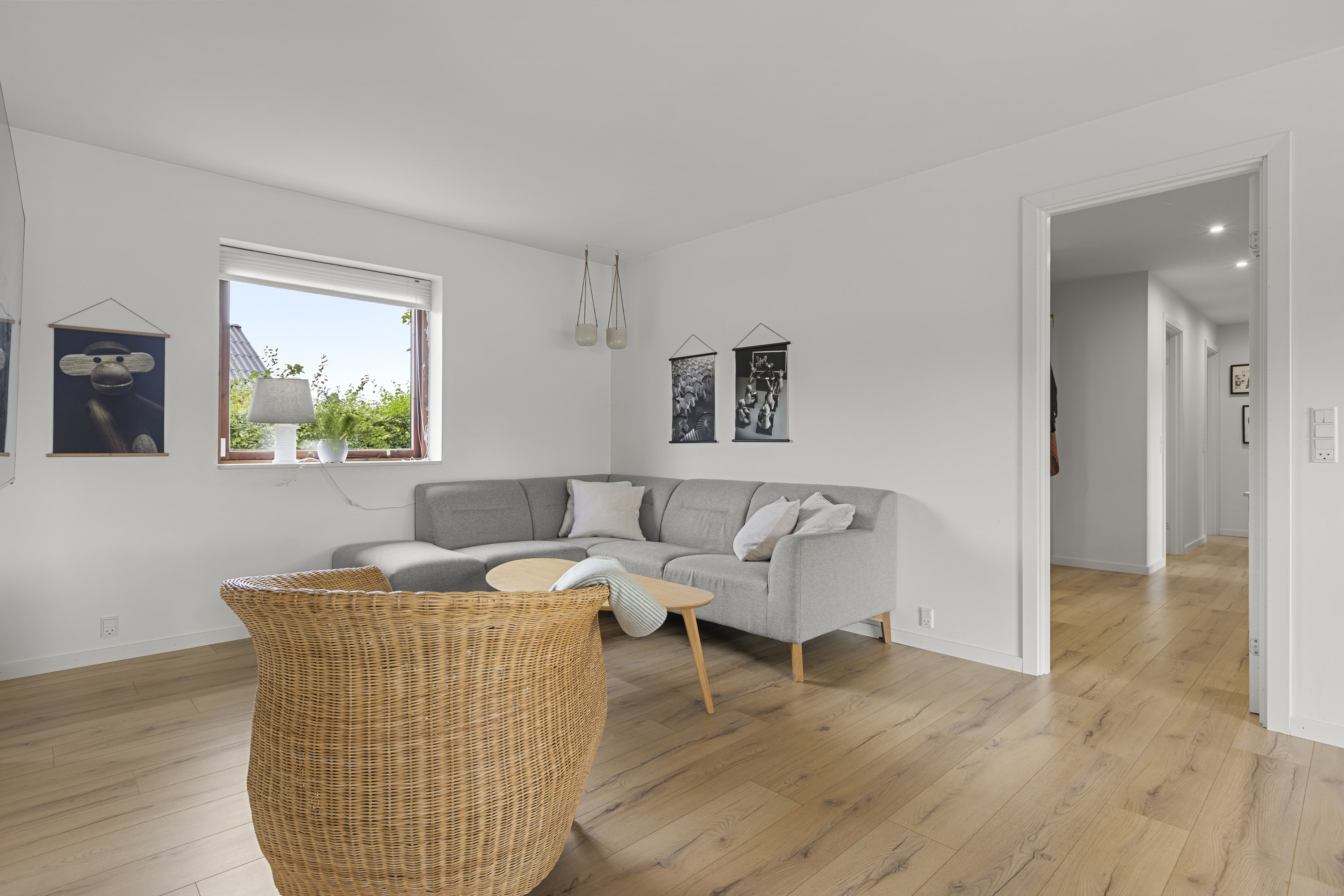 Fremhævet stue billede i fuldskærmstilstand. Billede af Elmevej 24, 4171 Glumsø