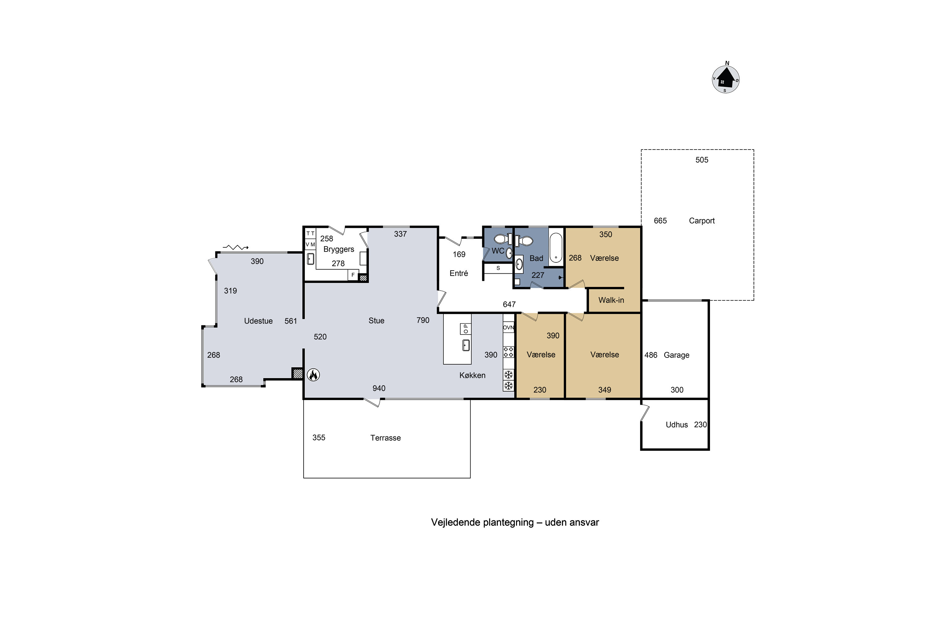 Plantegninger billede af Elmevej 24, 4171 Glumsø