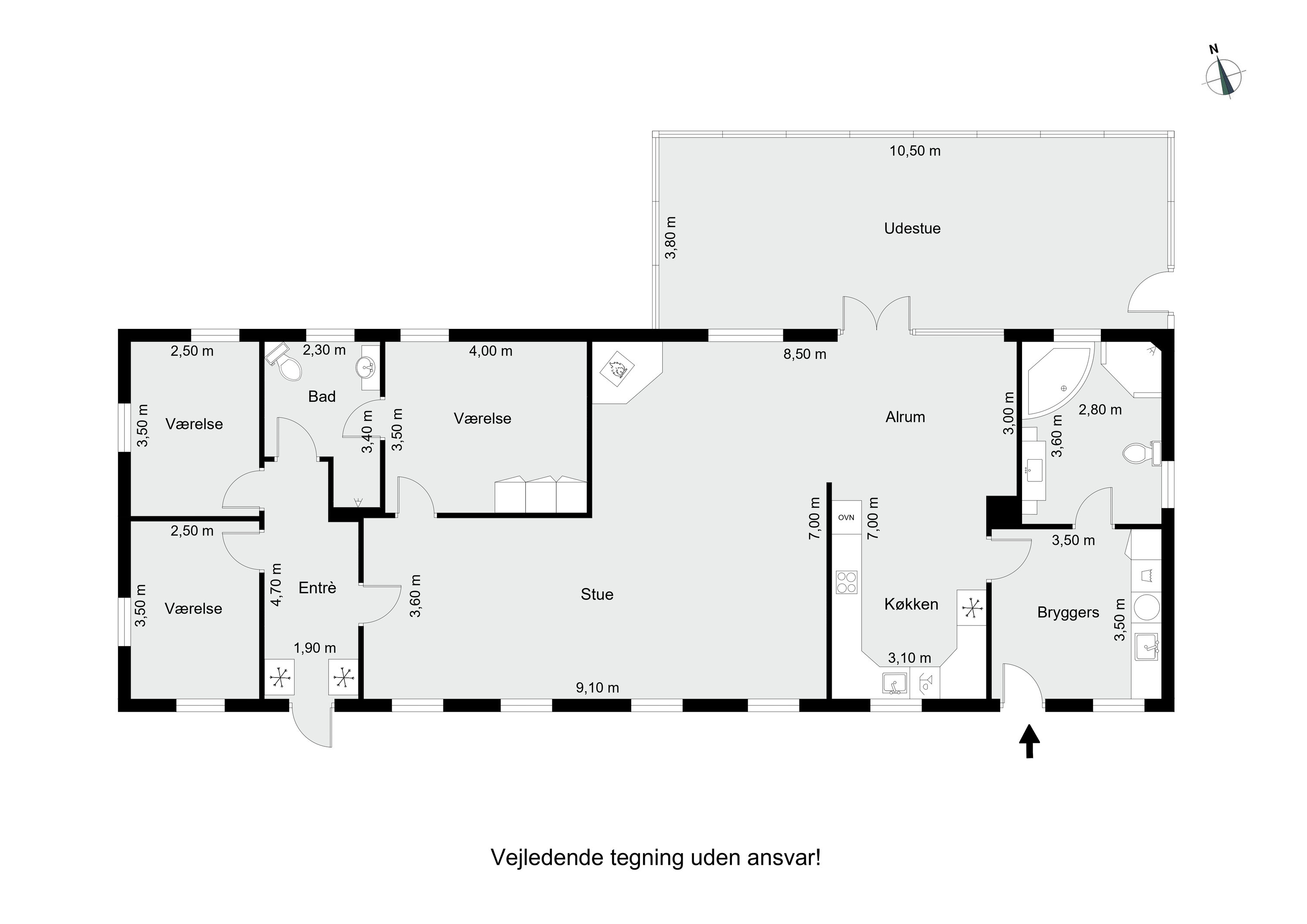 Plantegninger billede af Bygumvej 59, Bygum, 9620 Aalestrup